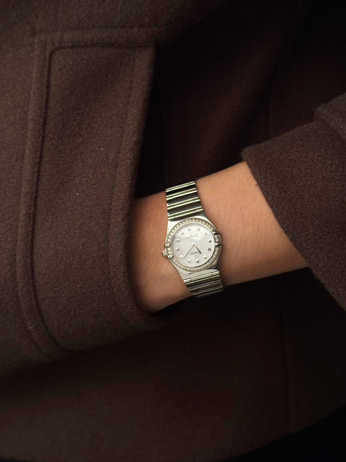 Omega Constellation Diamond Bezel