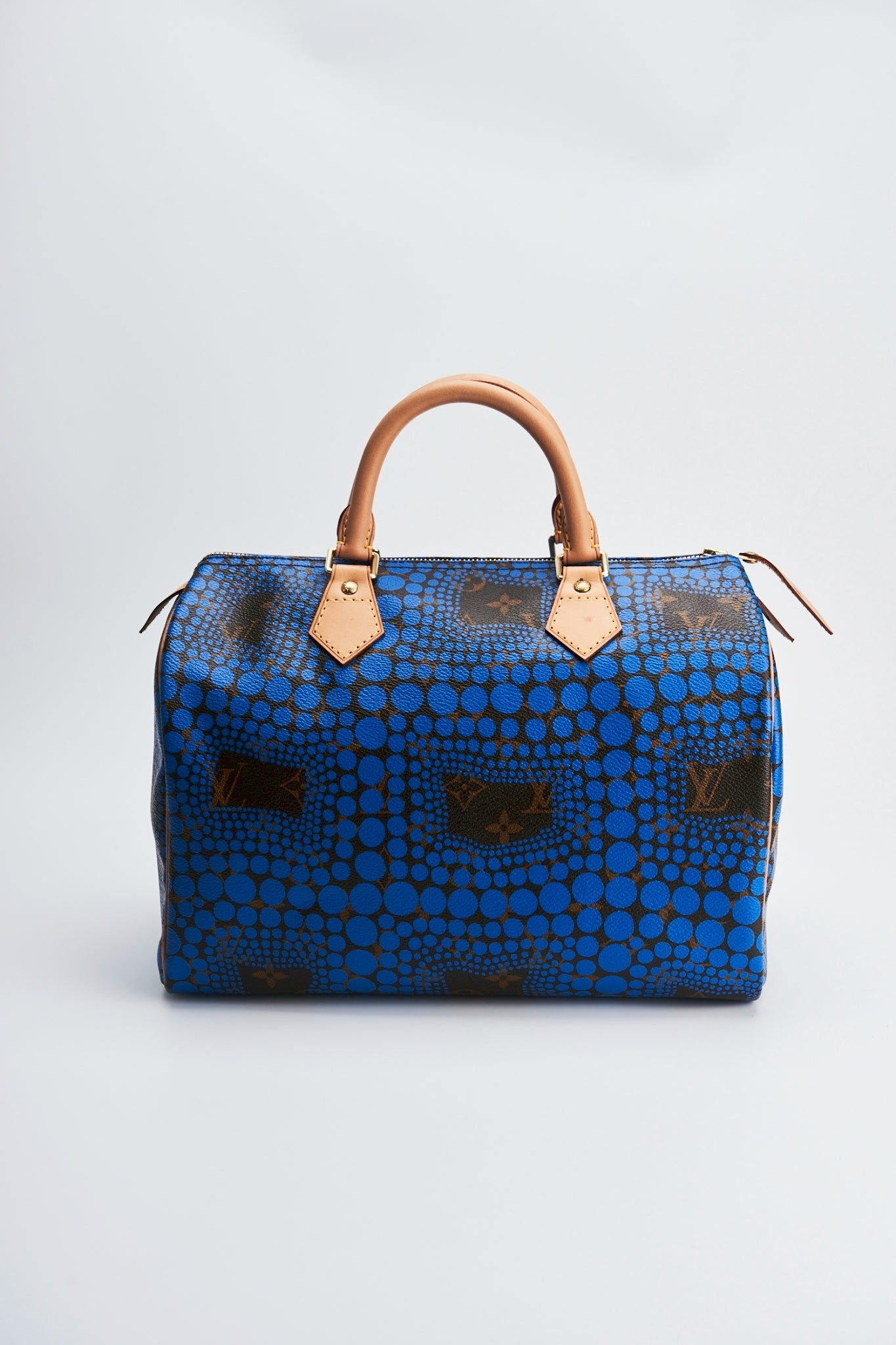 Louis Vuitton Yayoi Kusama speedy blue 30”