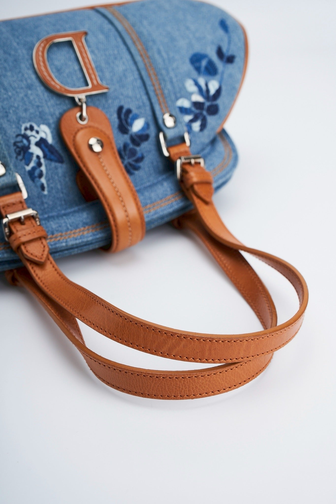 Dior detective denim floral