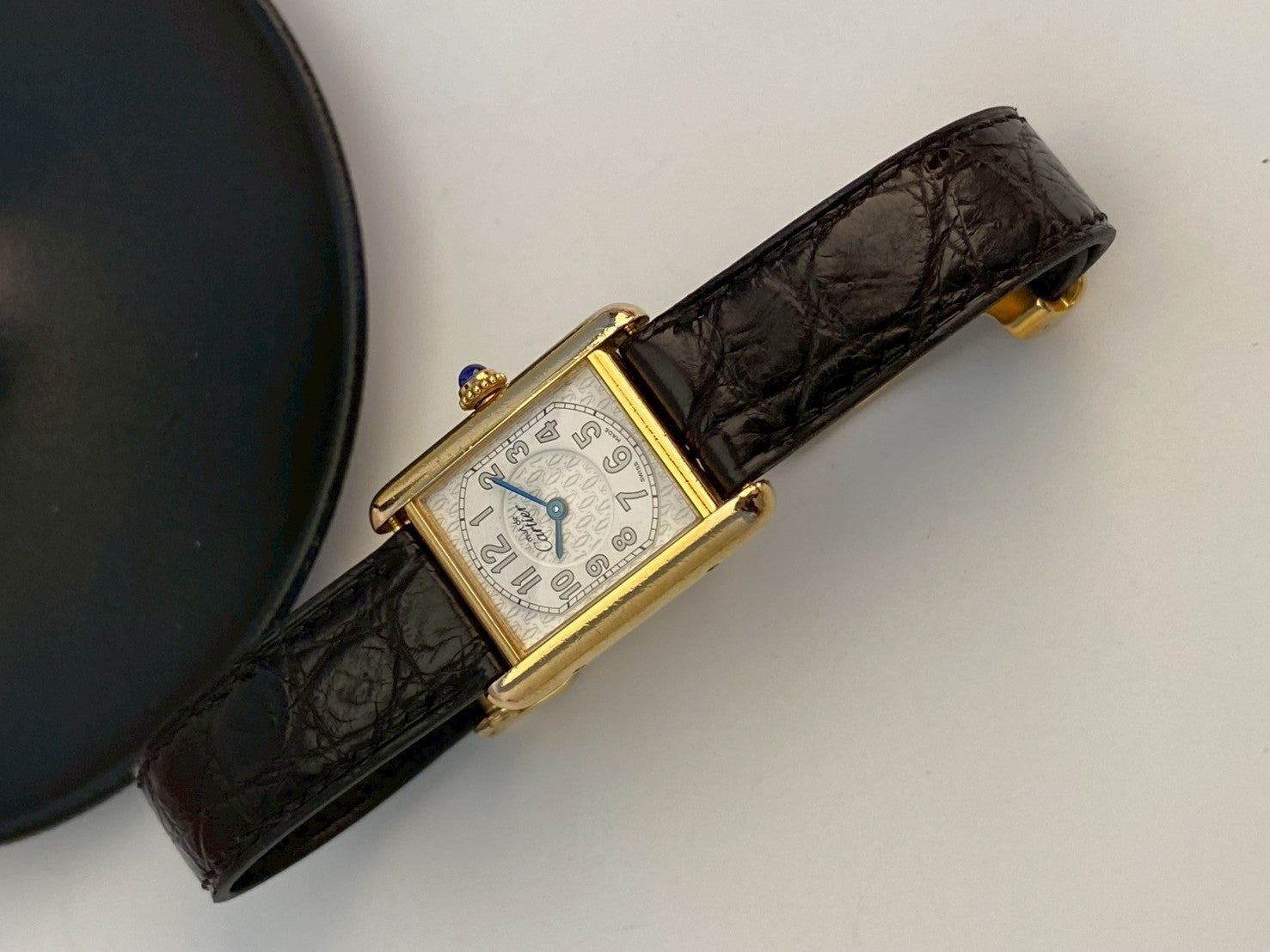 Cartier tank must de gold c.6351