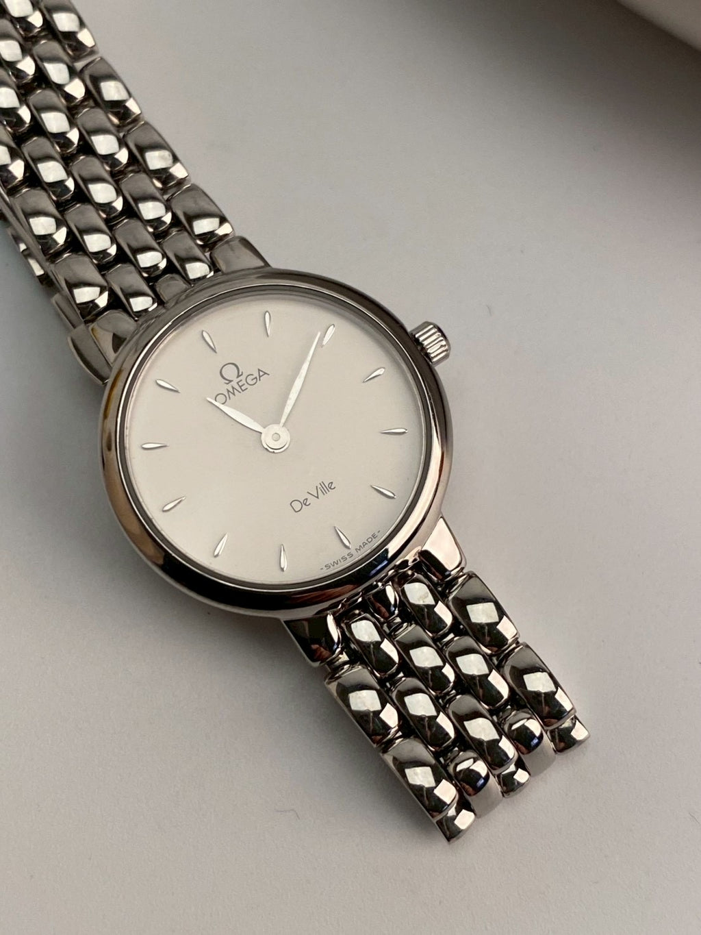 Omega diville white dial stainless c.1069