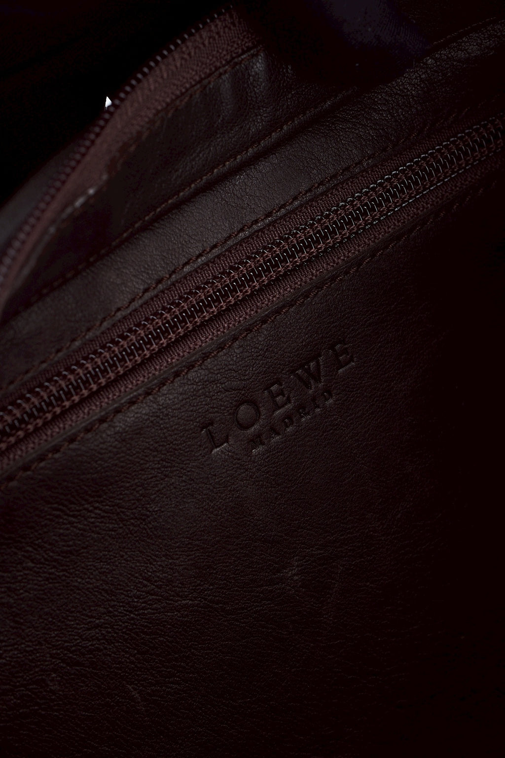 Loewe Suede Brown shoulder