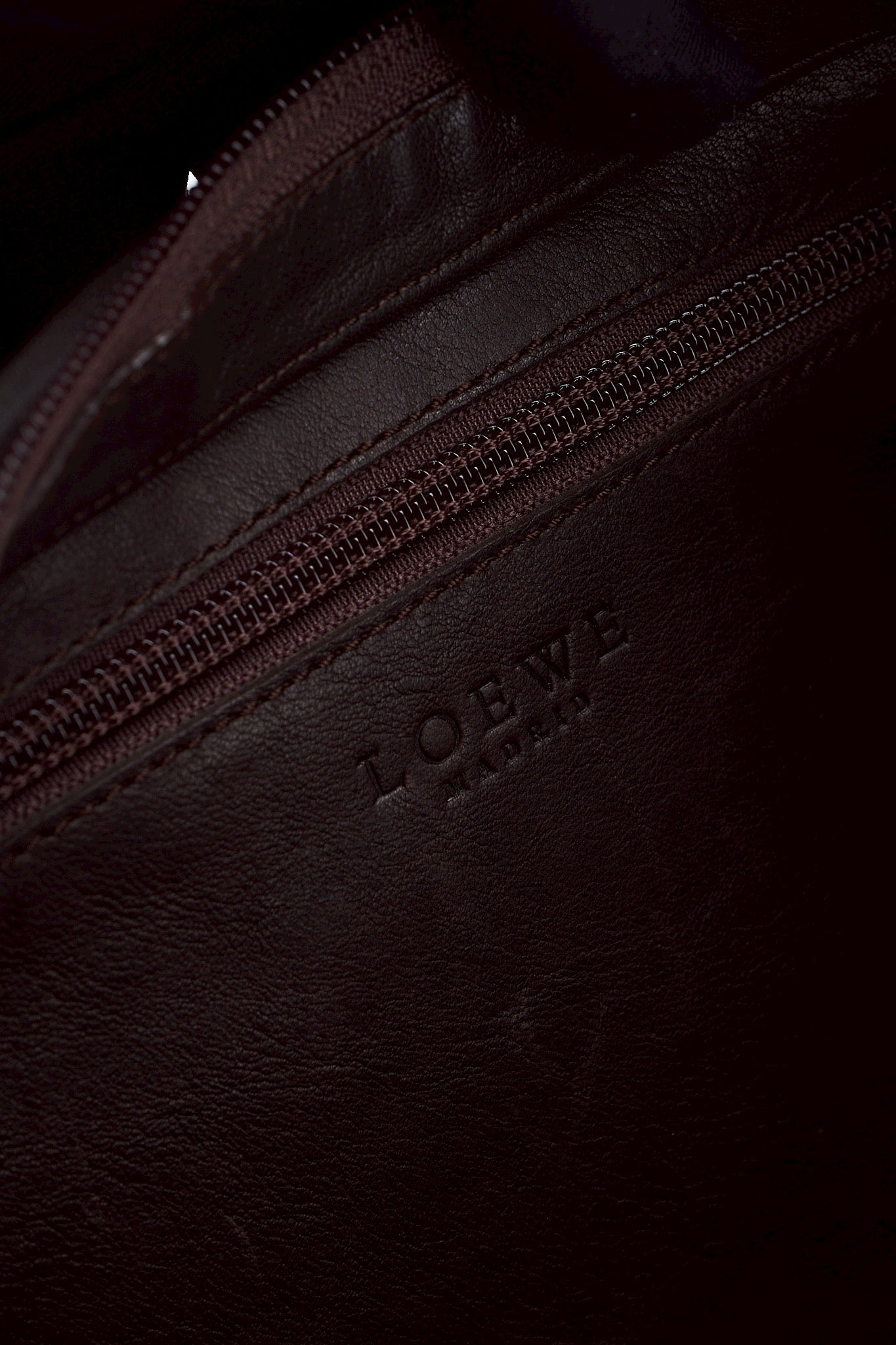Loewe Suede Brown shoulder