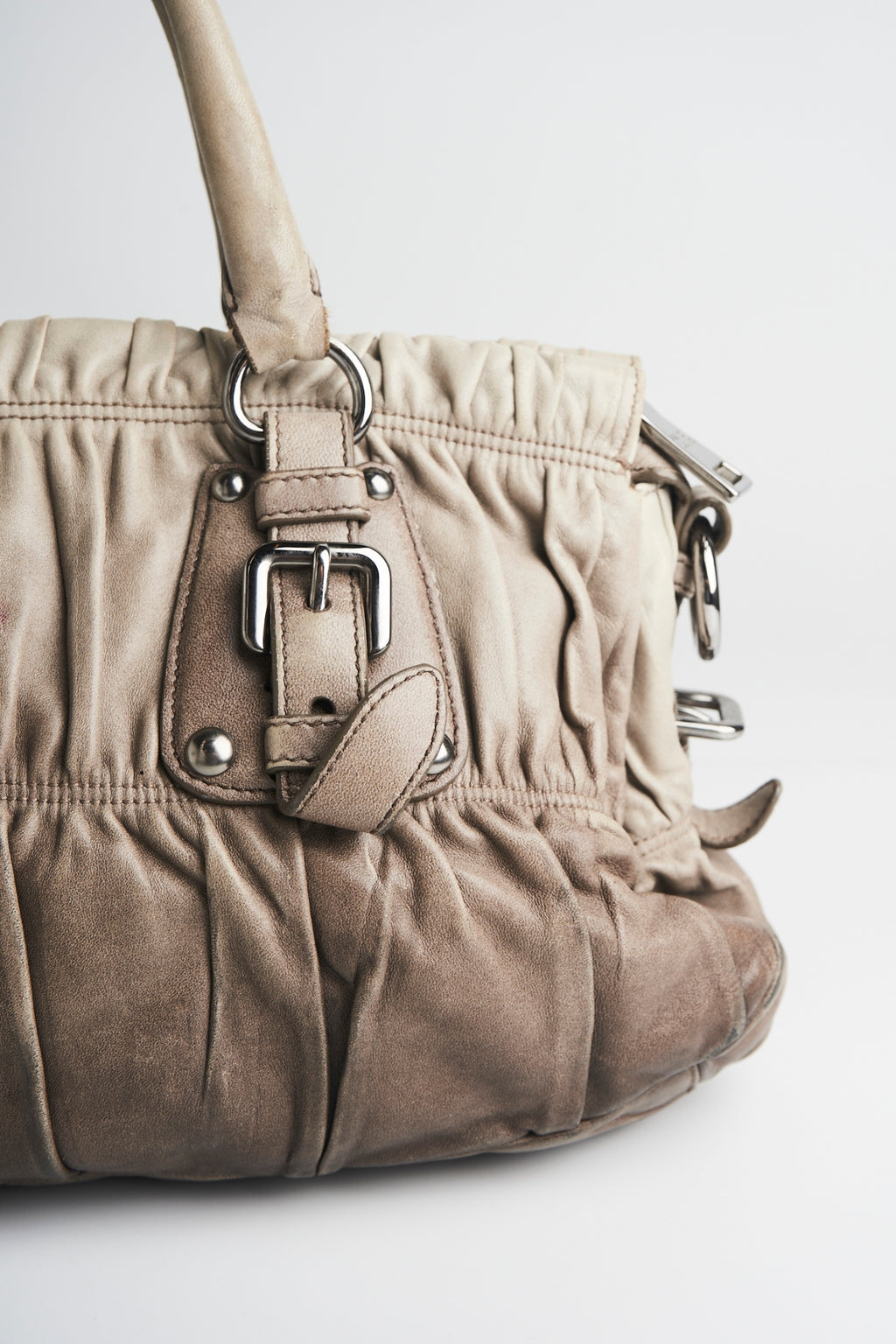 Prada Ombre Gaufre leather