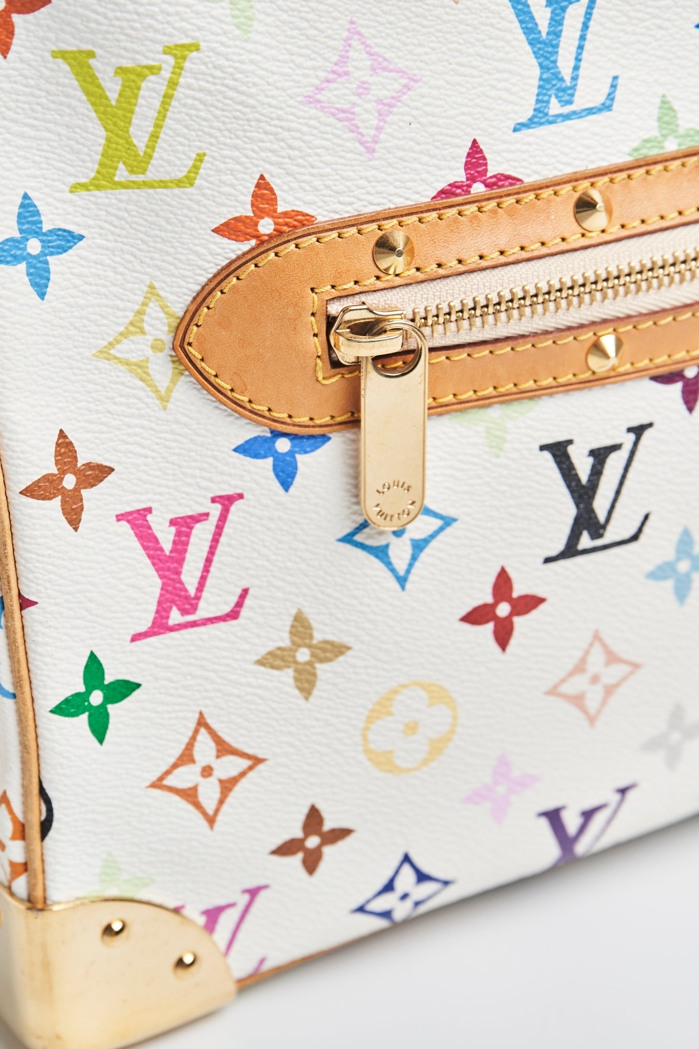 Louis vuitton multicolor boulogne white