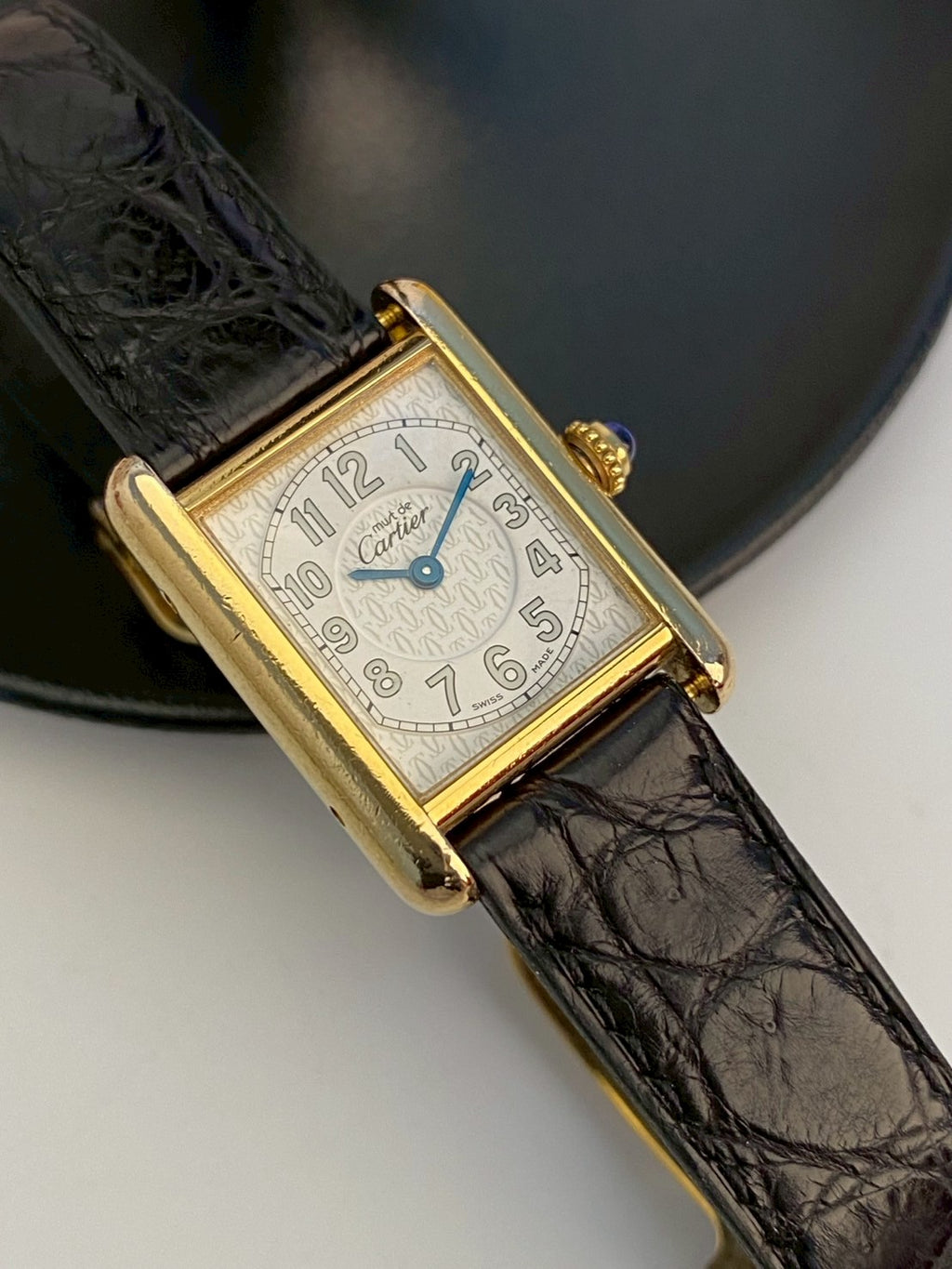Cartier tank must de gold c.6351