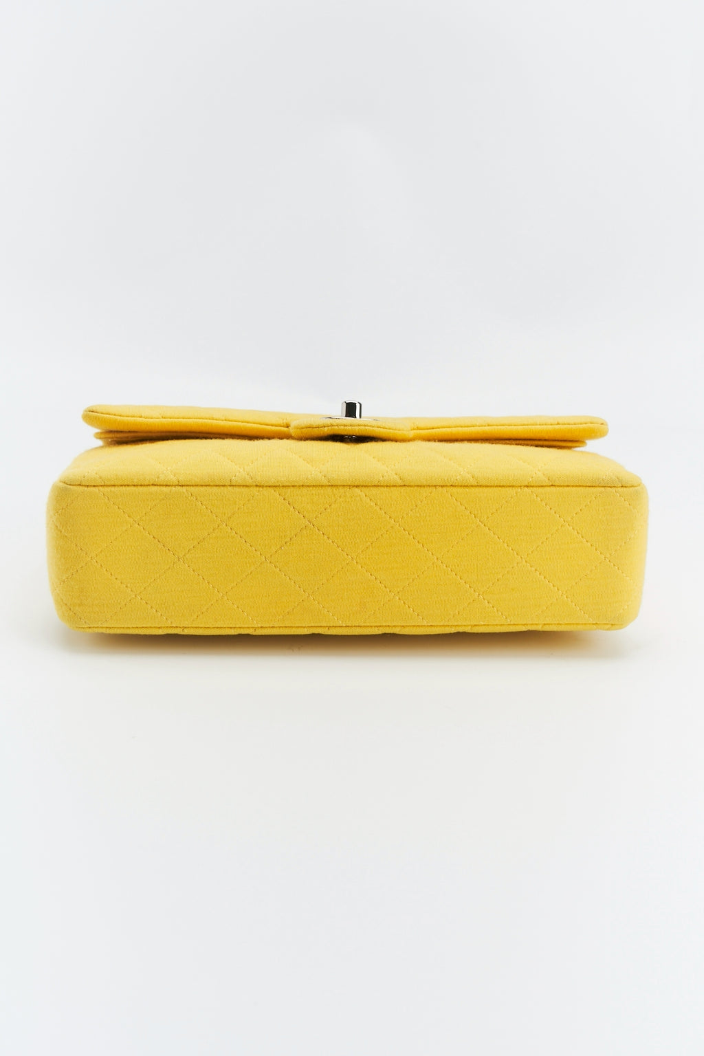 Chanel classic jersey double flab yellow