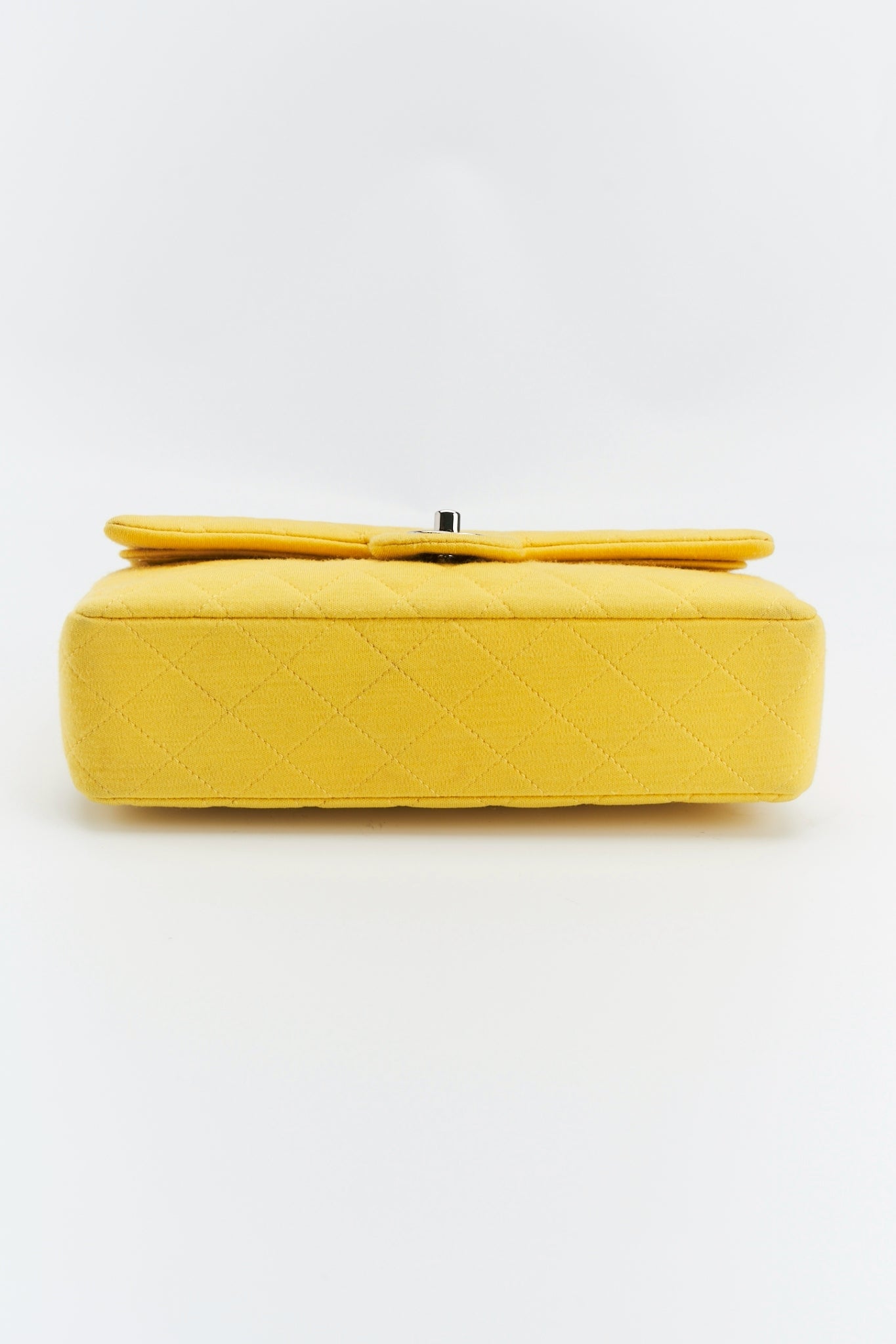 Chanel classic jersey double flab yellow