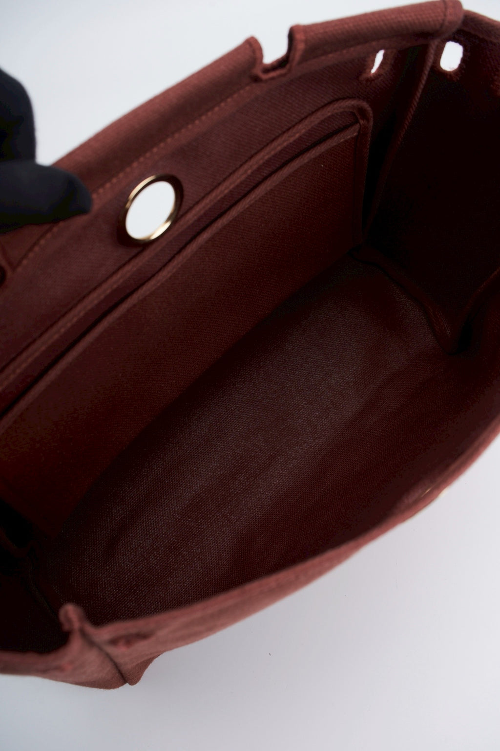 Hermes herbag31 redbrown