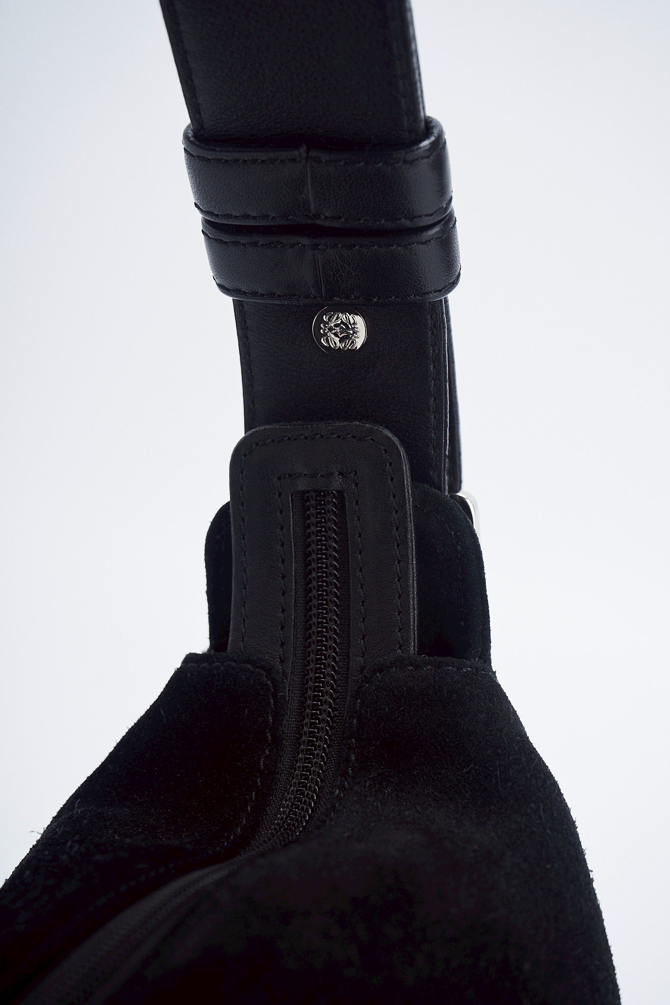 Loewe Suede Black shoulder