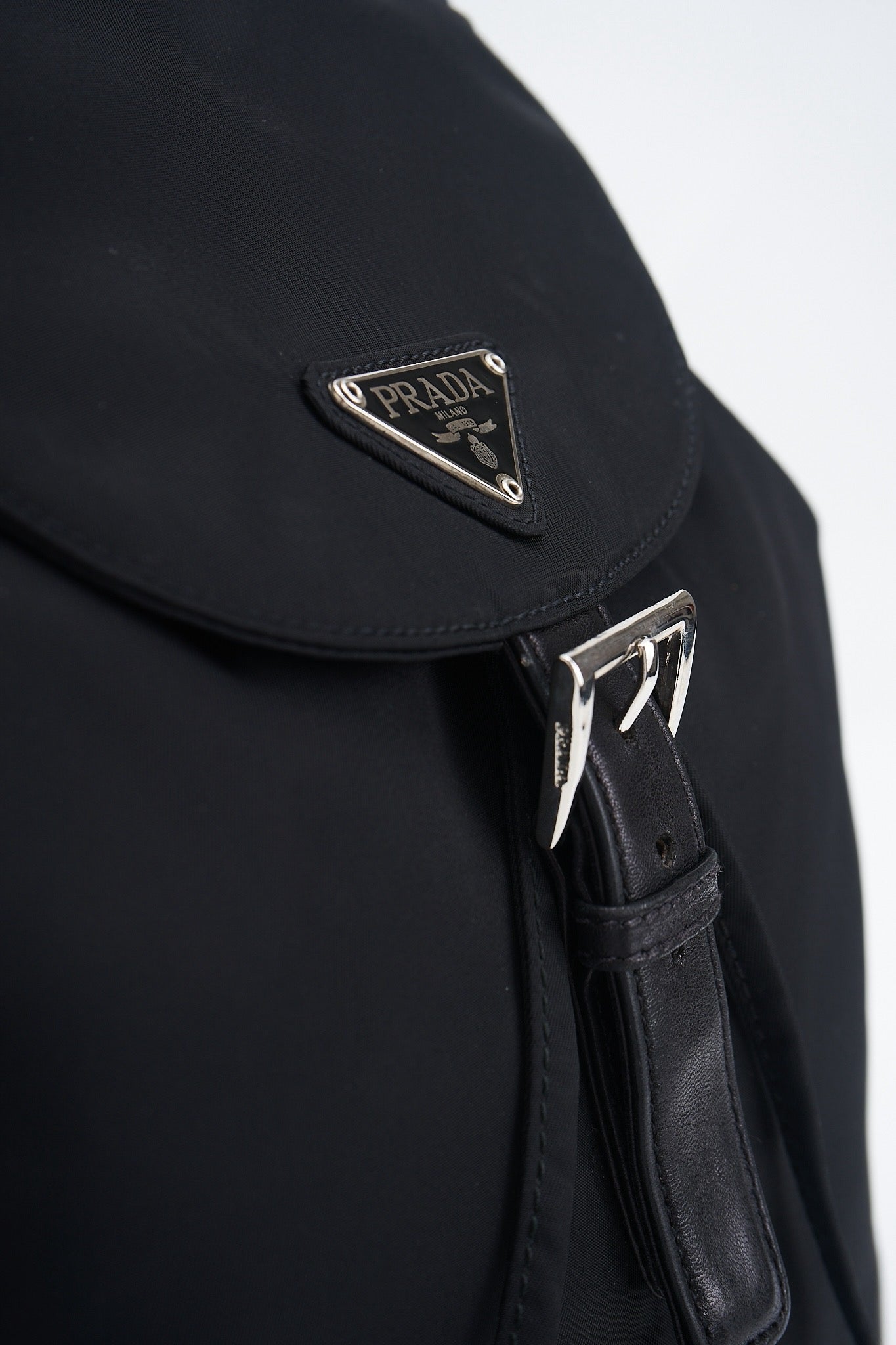 Prada backpack chain