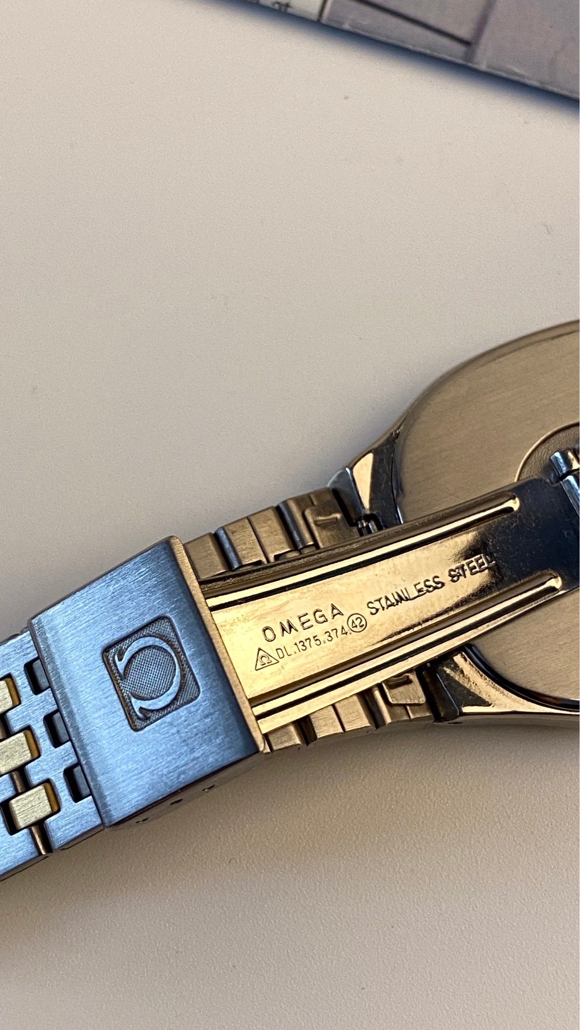 Omega Deville Twotone Men Size