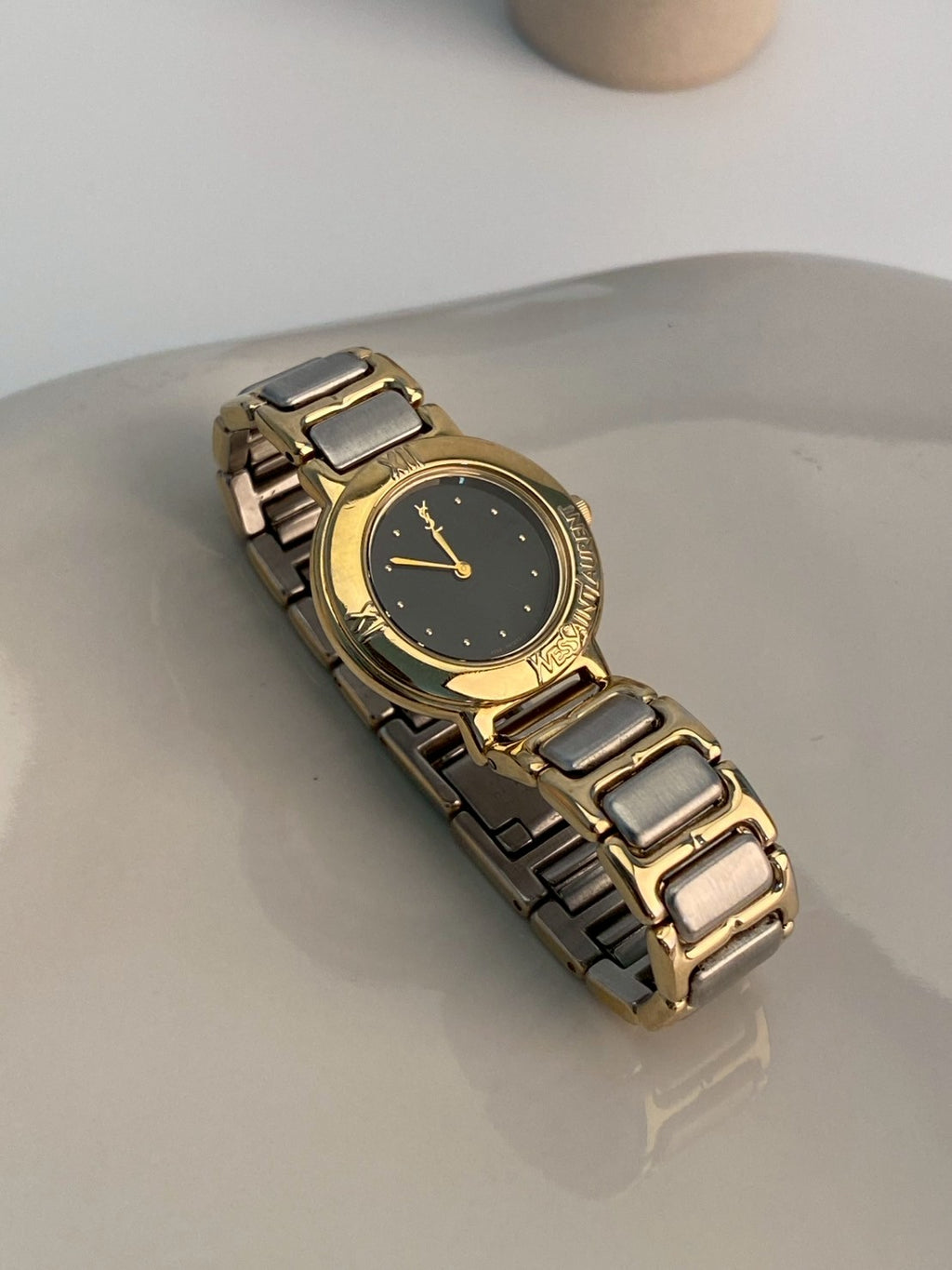 sl black dial twotone watch c.1314