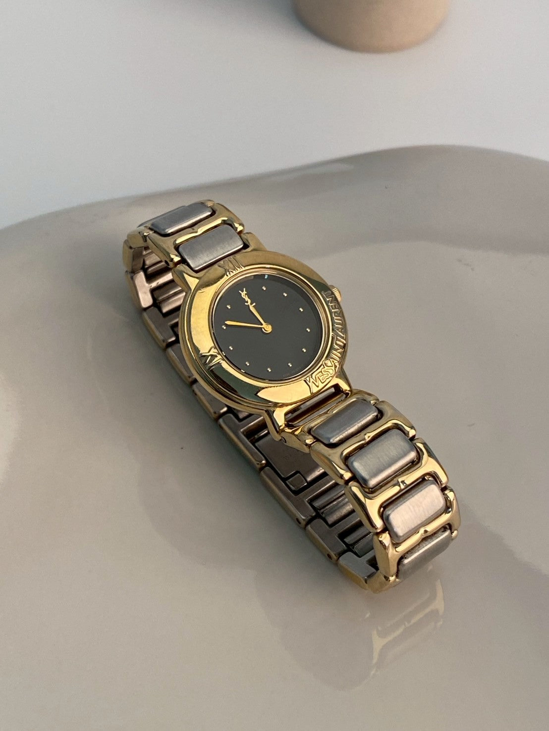 sl black dial twotone watch c.1314