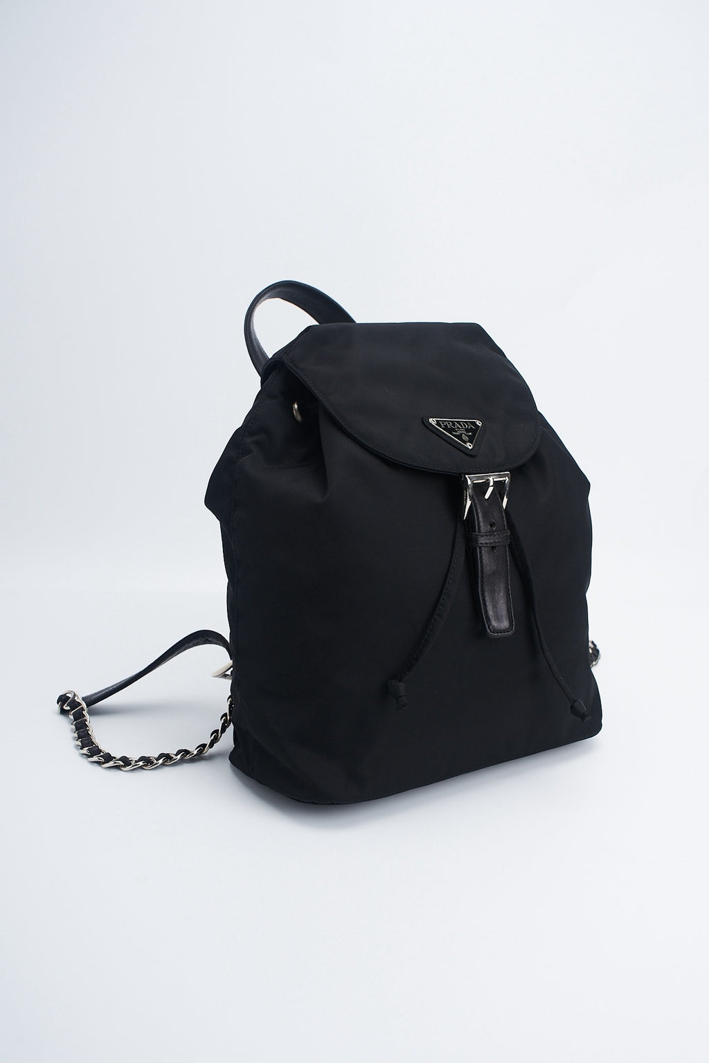 Prada backpack chain