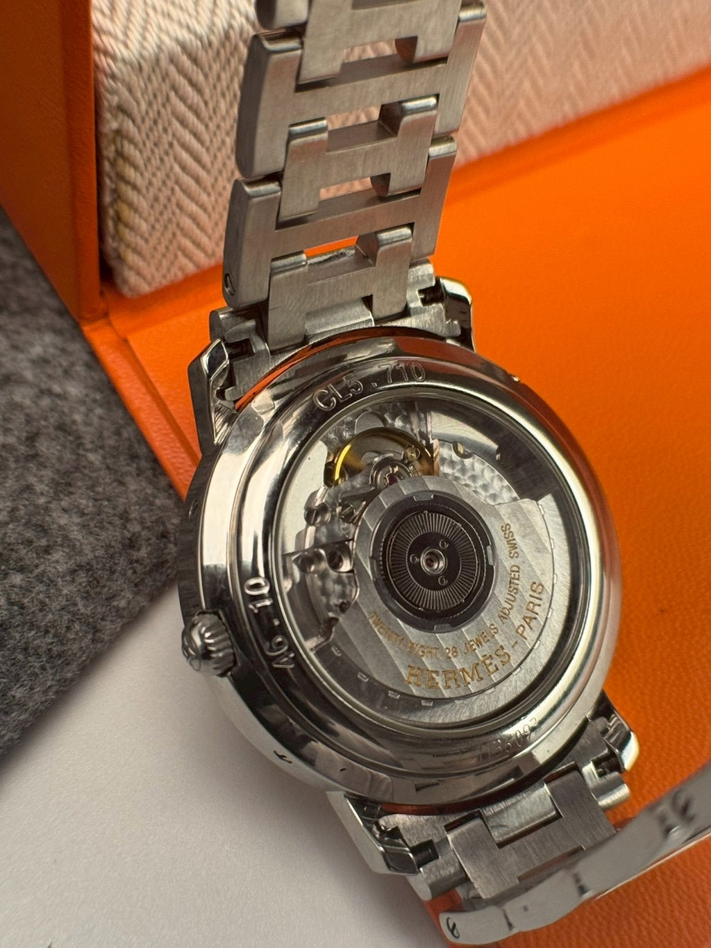 Hermes clipper chronograph c.6093