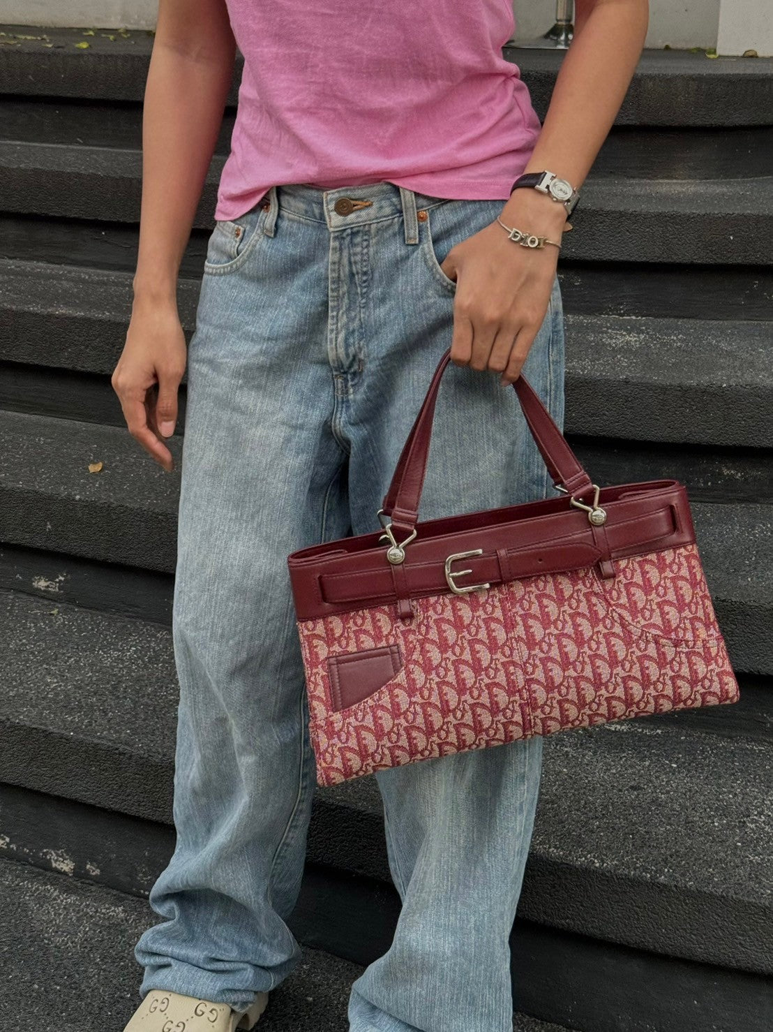 Dior monograme handbag