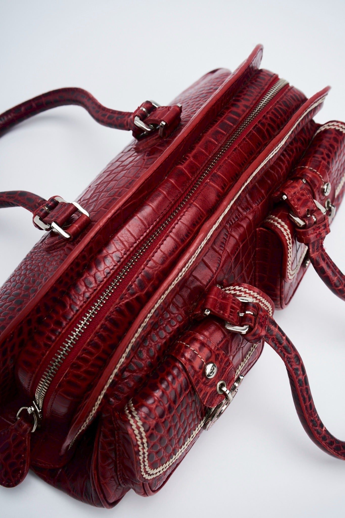 Dior detective crocodile leather