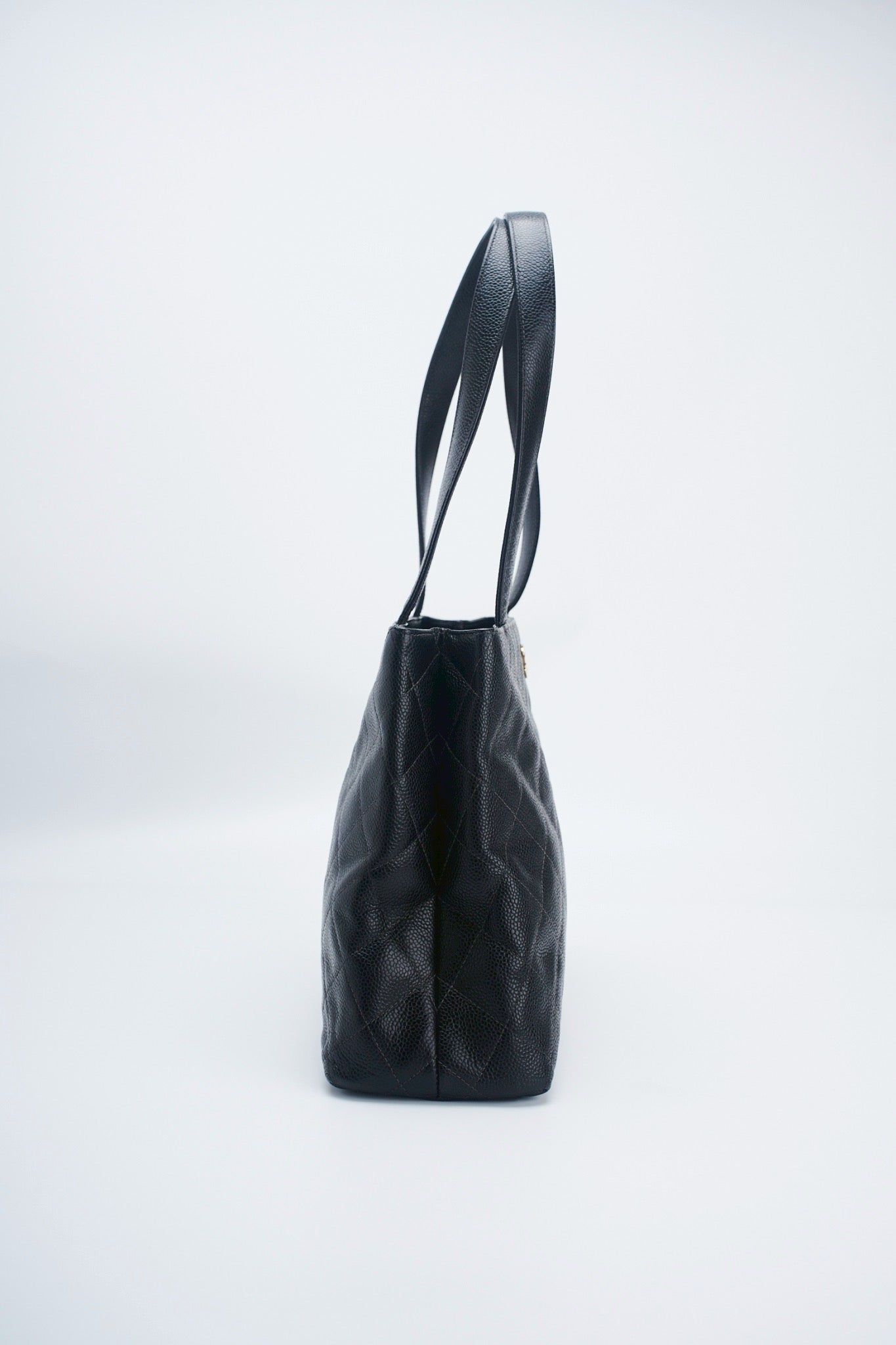 Chanel rhombic quilted caviar