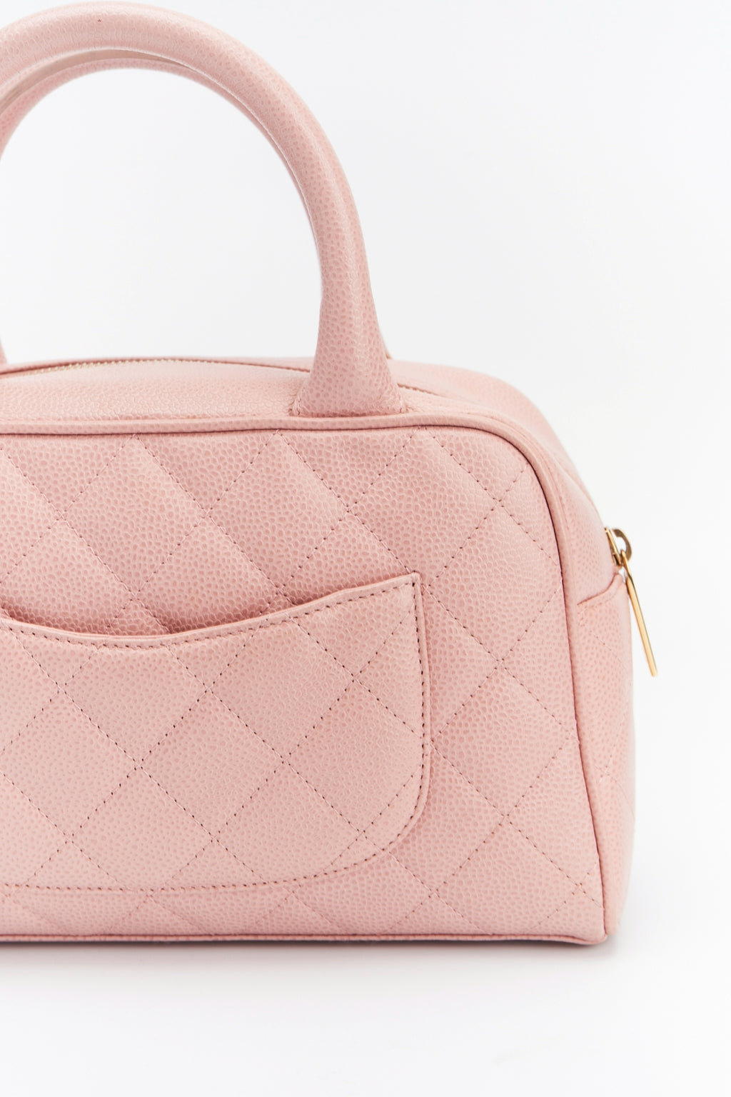 Chanel mini boston pink