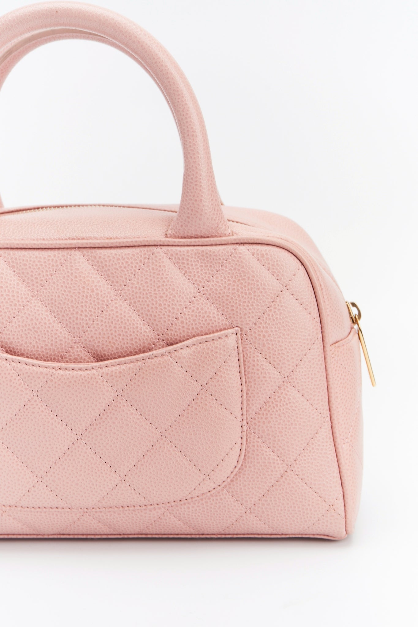 Chanel mini boston pink