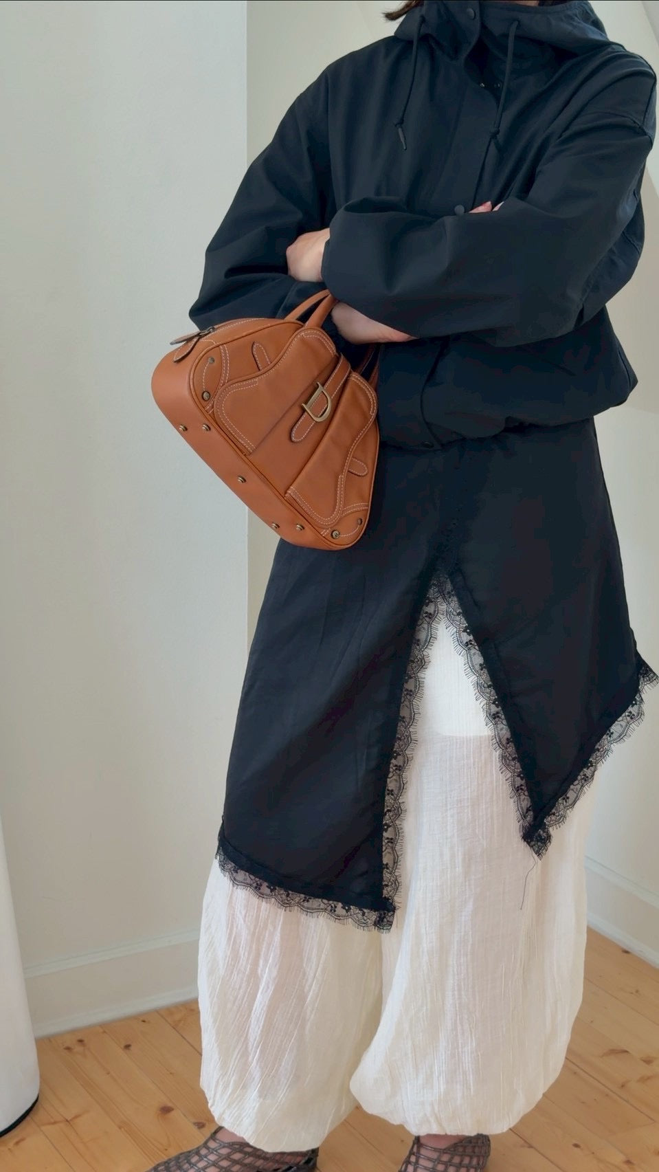 Dior D logo handbag