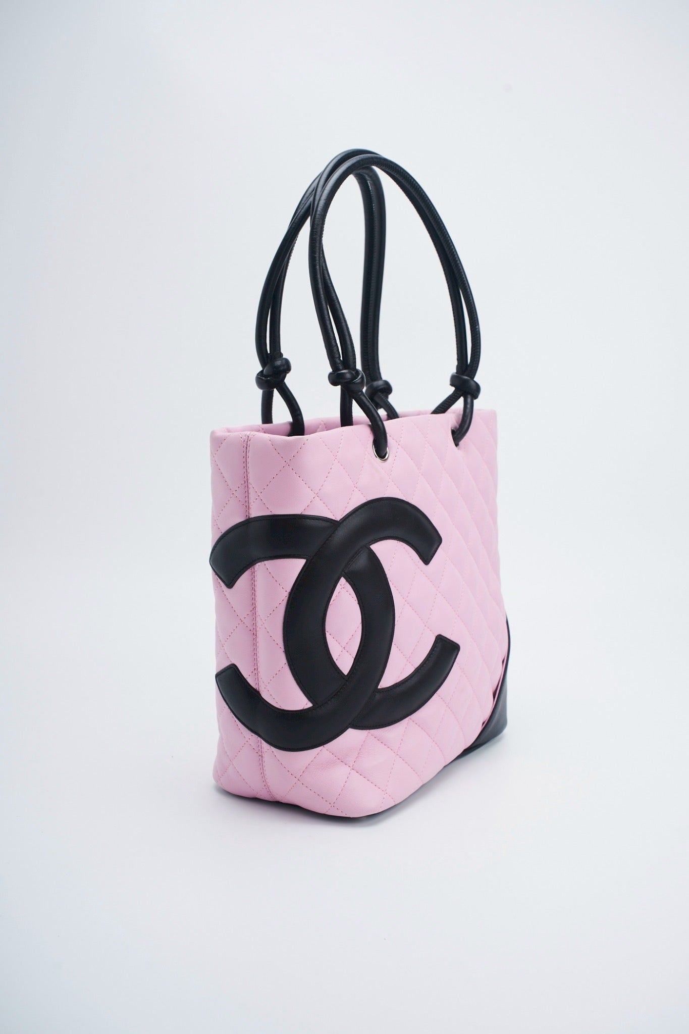 Chanel cambon mini tote pink