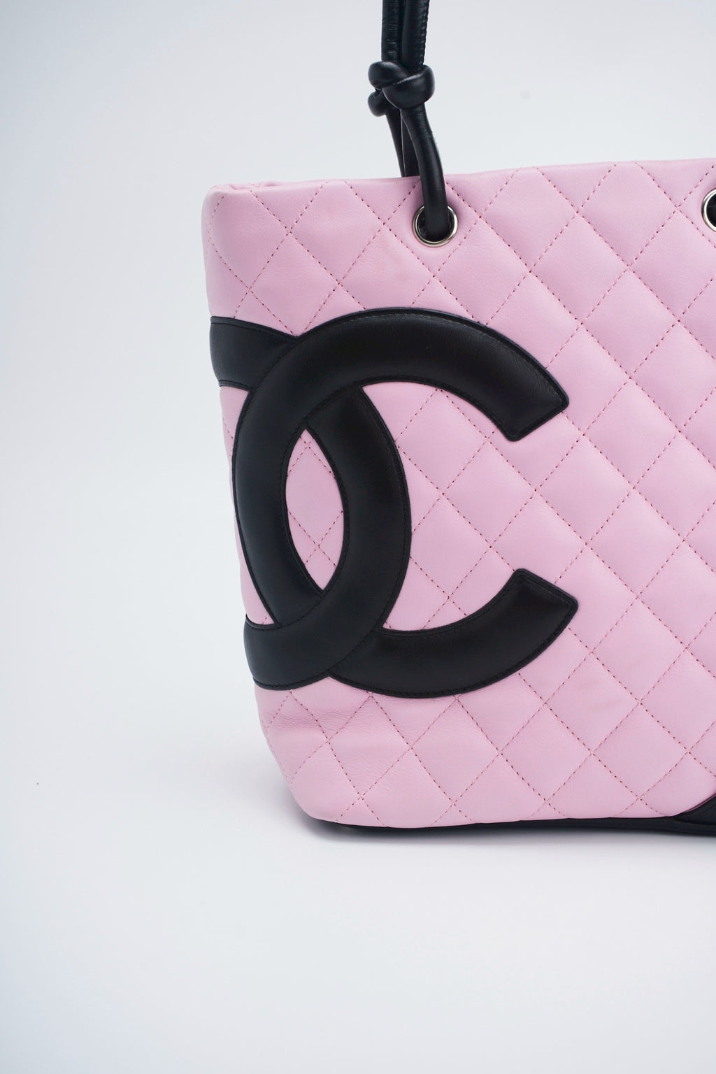 Chanel cambon mini tote pink