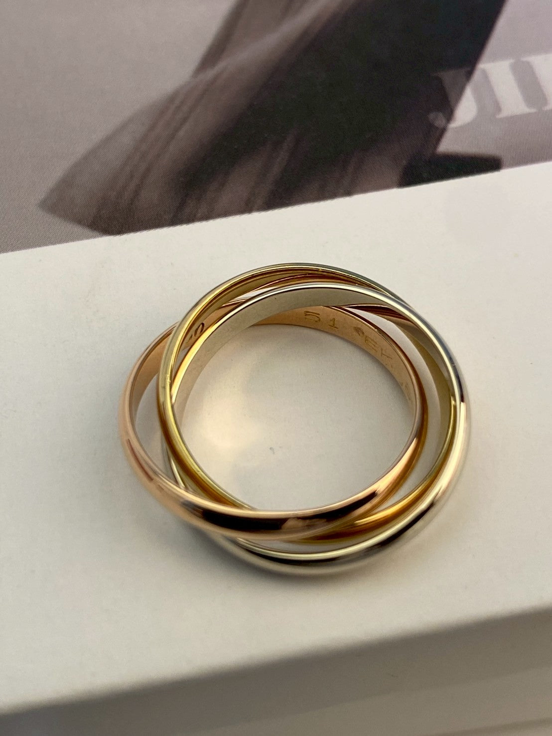 Cartier trinity ring classic model