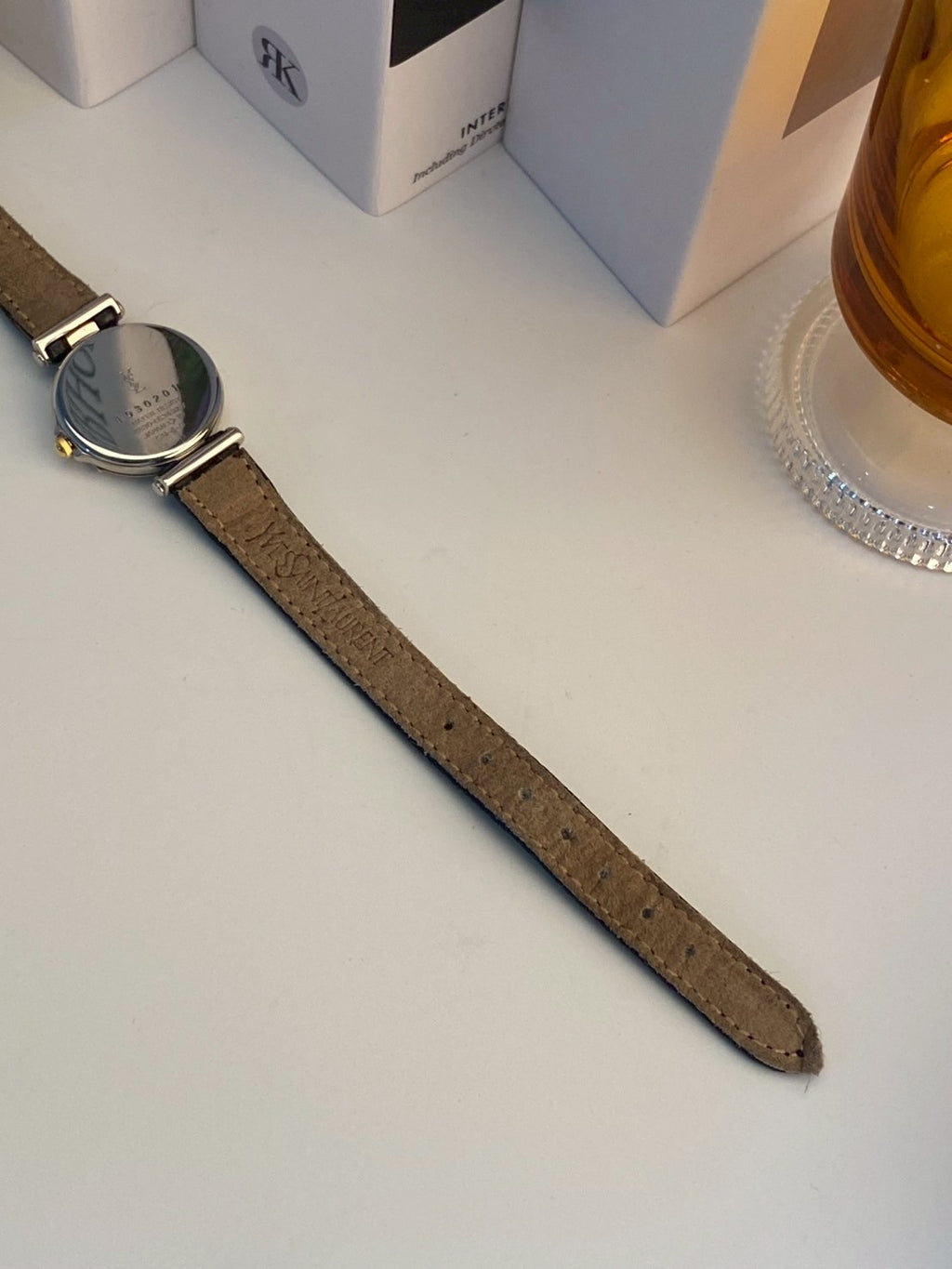 Ysl white dial c.0201