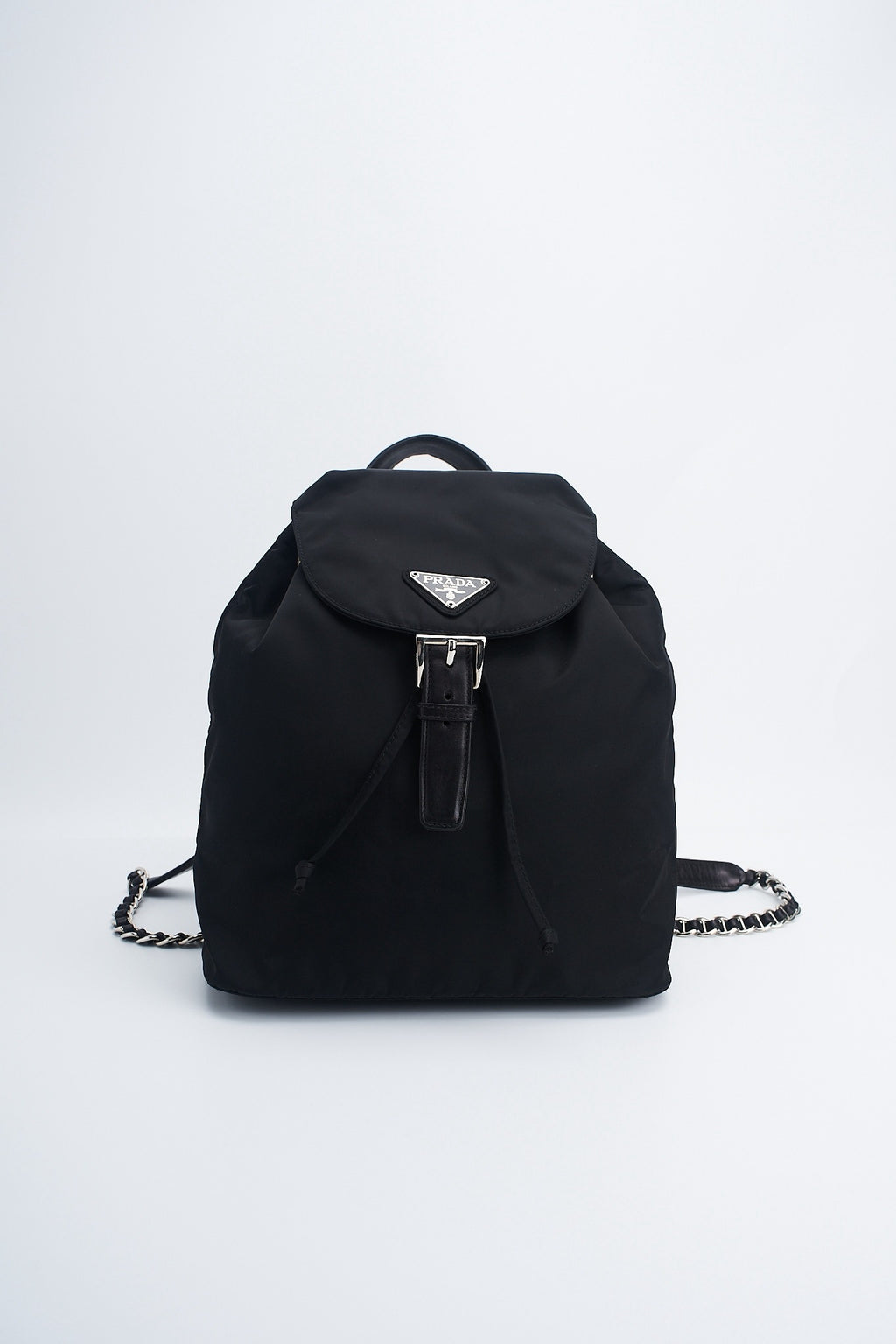 Prada backpack chain
