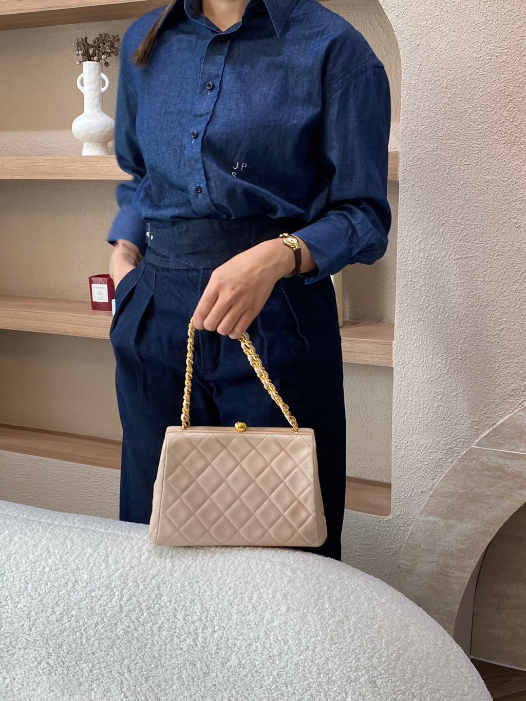 Chanel  Matelesse Chain Handbag