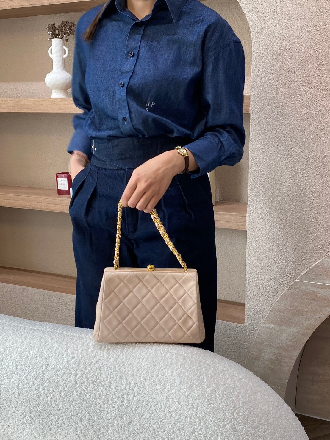 Chanel  Matelesse Chain Handbag