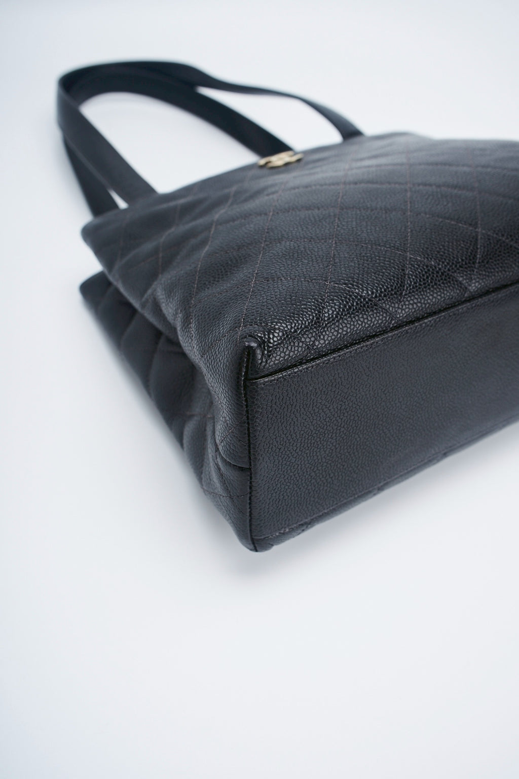 Chanel rhombic quilted caviar