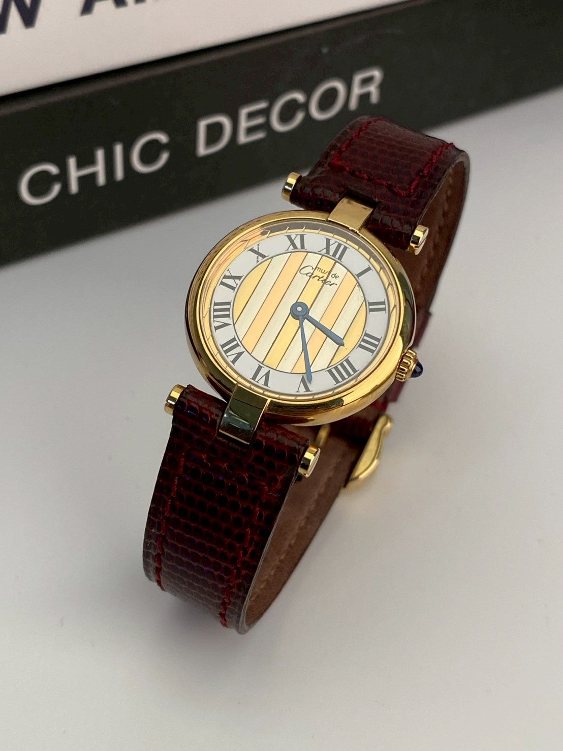 Cartier color dial argent cilcle c.5672