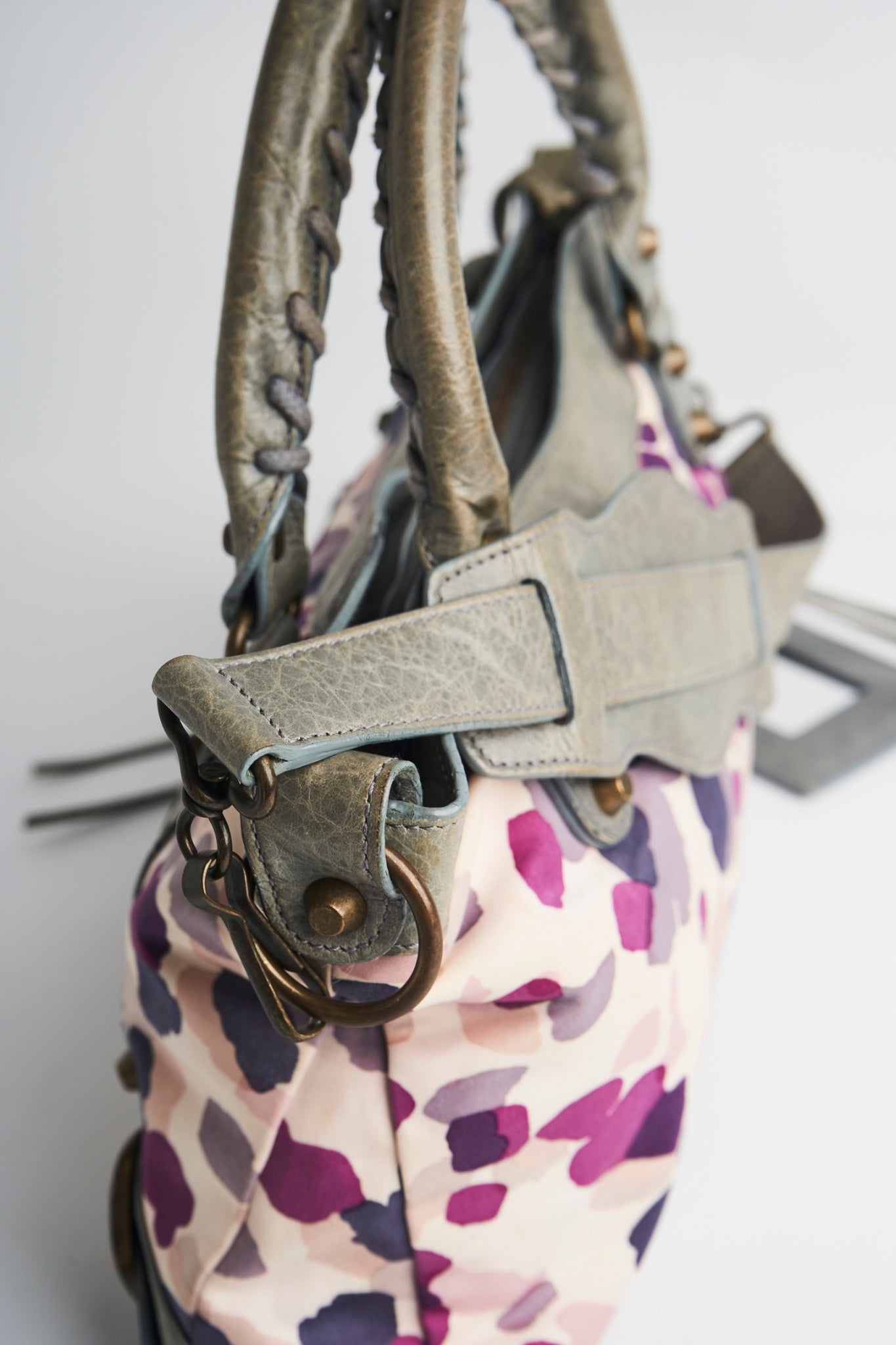 Balenciaga nylon printed mini city