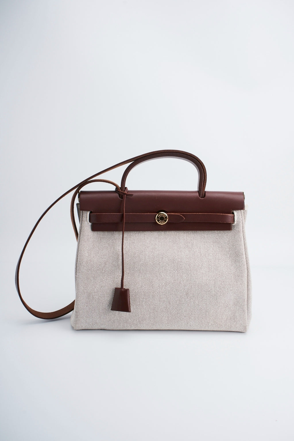 Hermes herbag31 redbrown