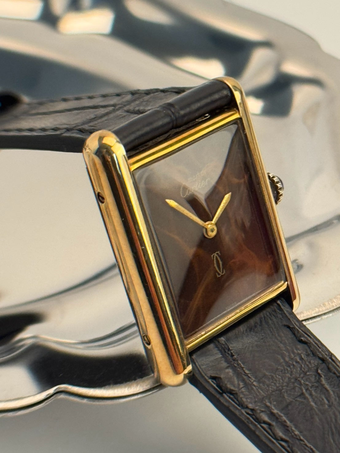 Cartier Tank Must Brown Dial