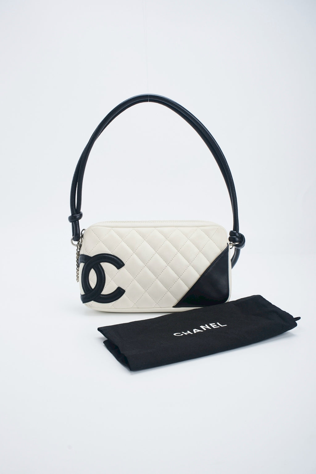 Chanel cambon white shoulder bag