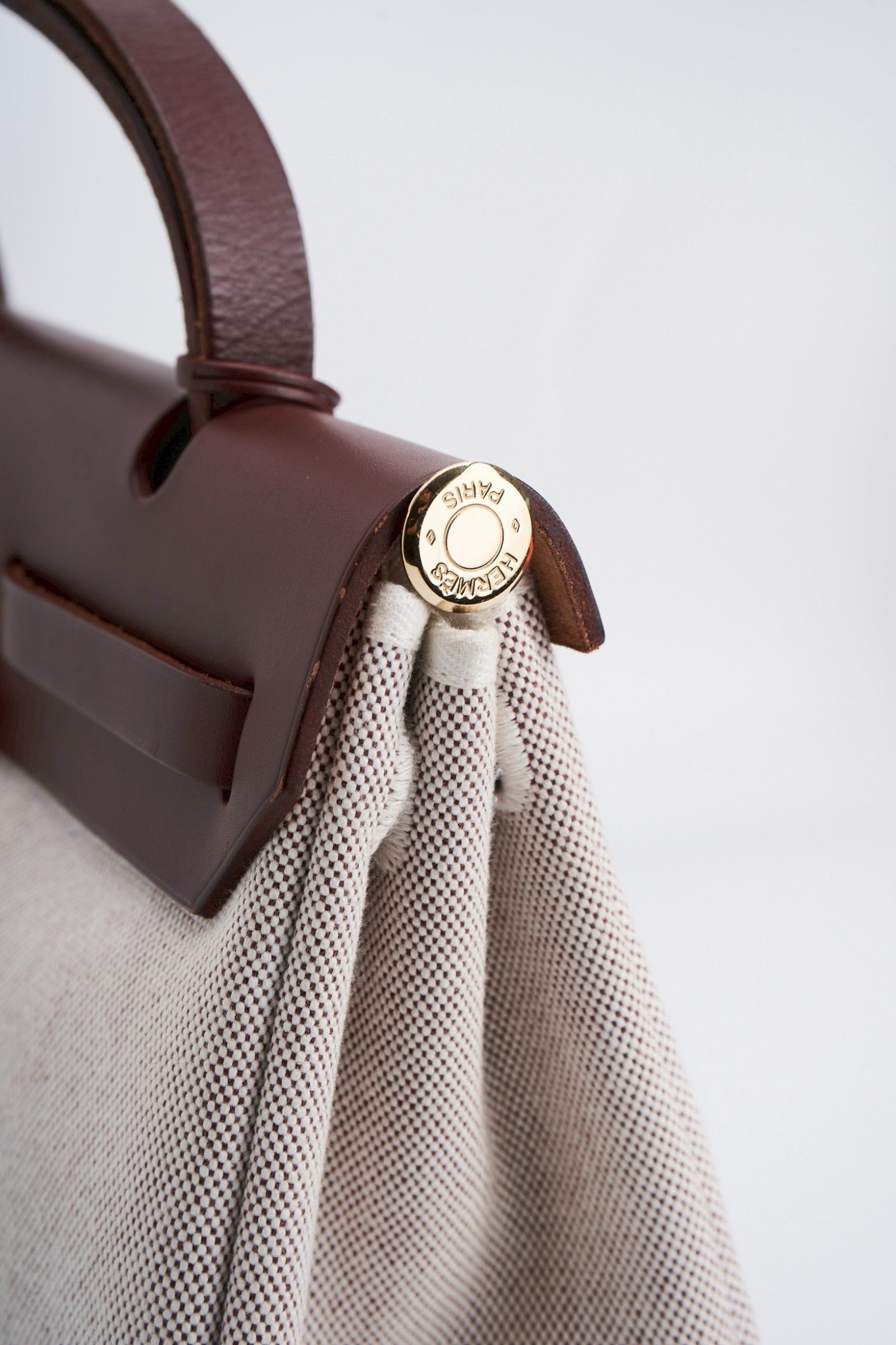 Hermes herbag31 redbrown