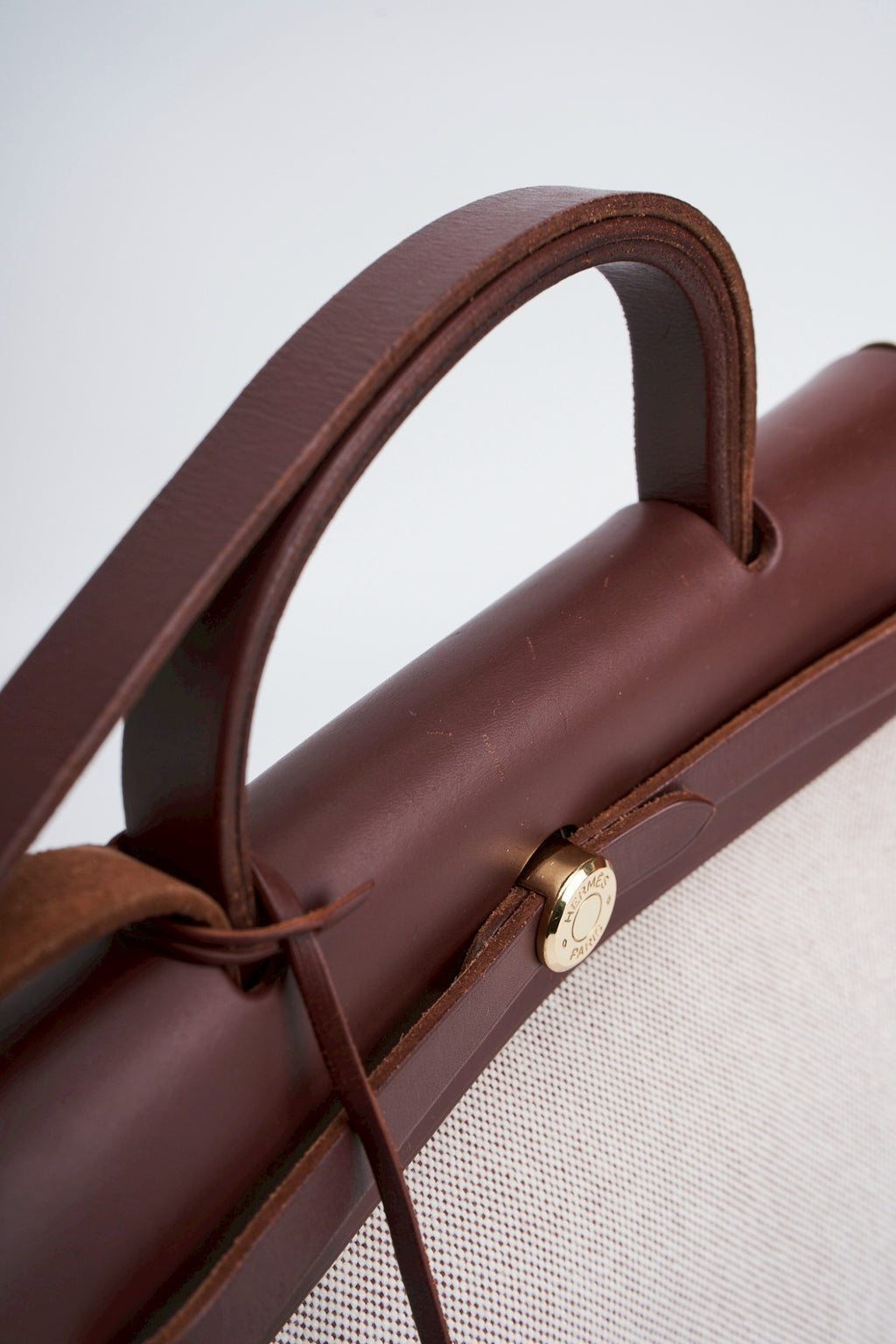 Hermes herbag31 redbrown