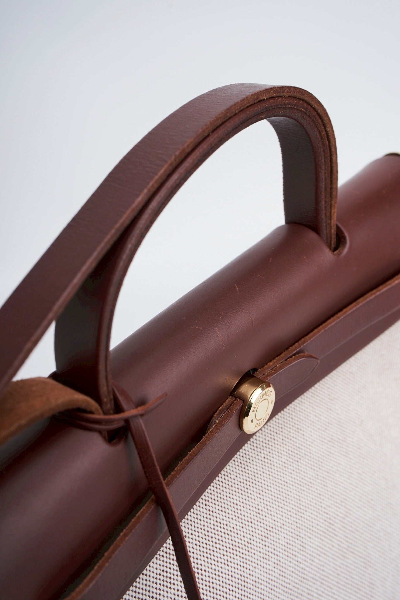 Hermes herbag31 redbrown
