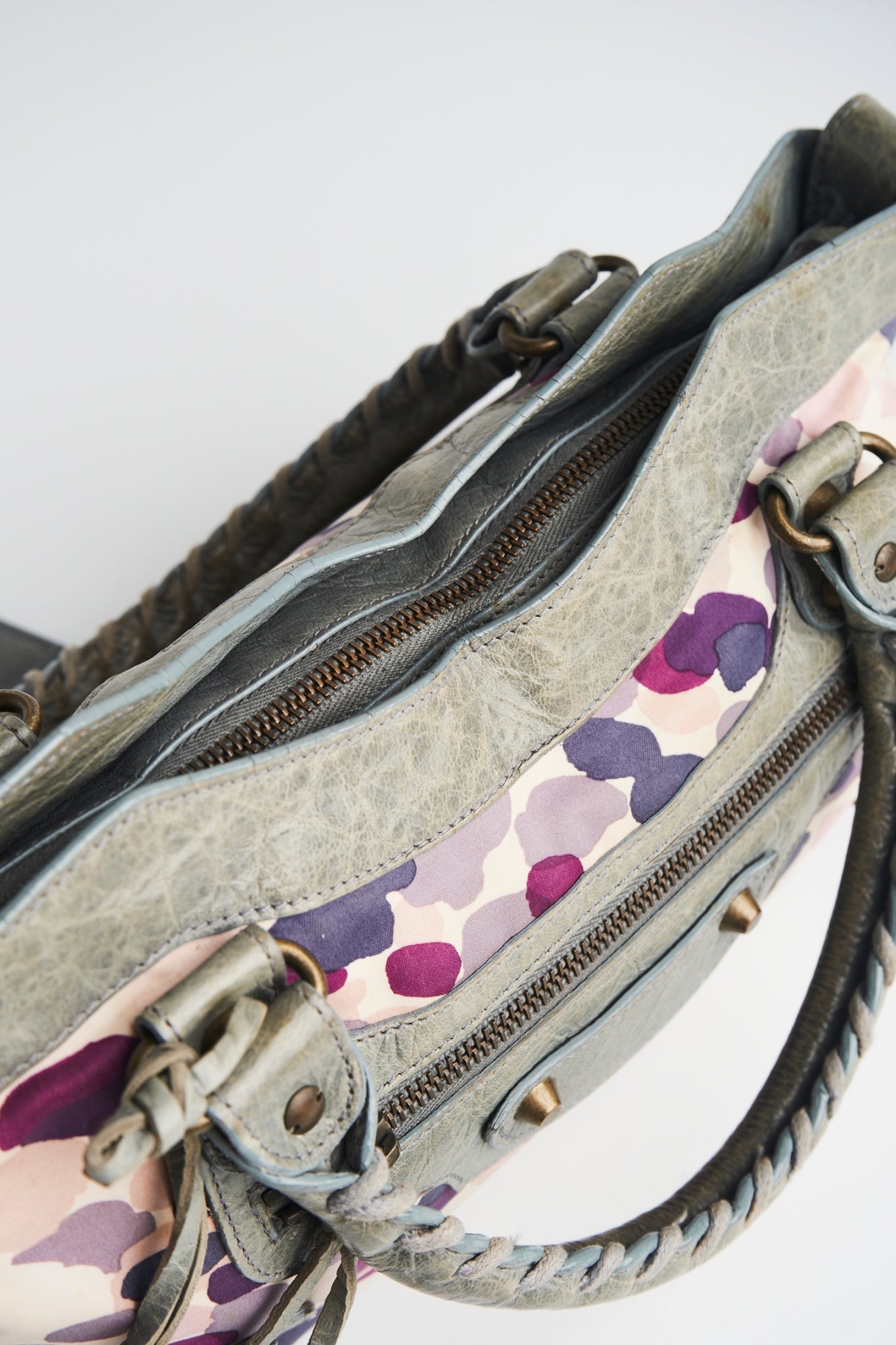 Balenciaga nylon printed mini city