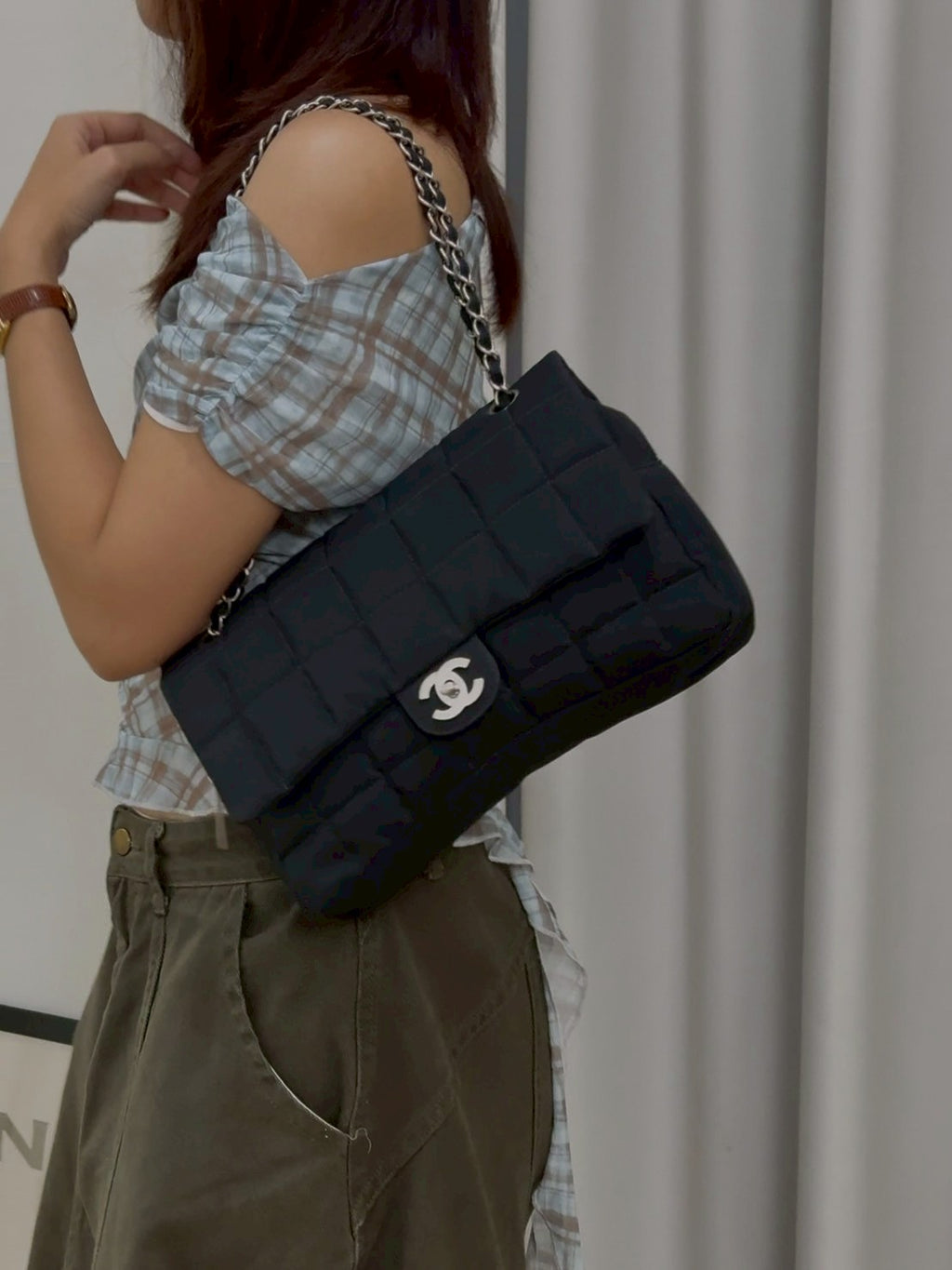 Chanel nylon easy flab