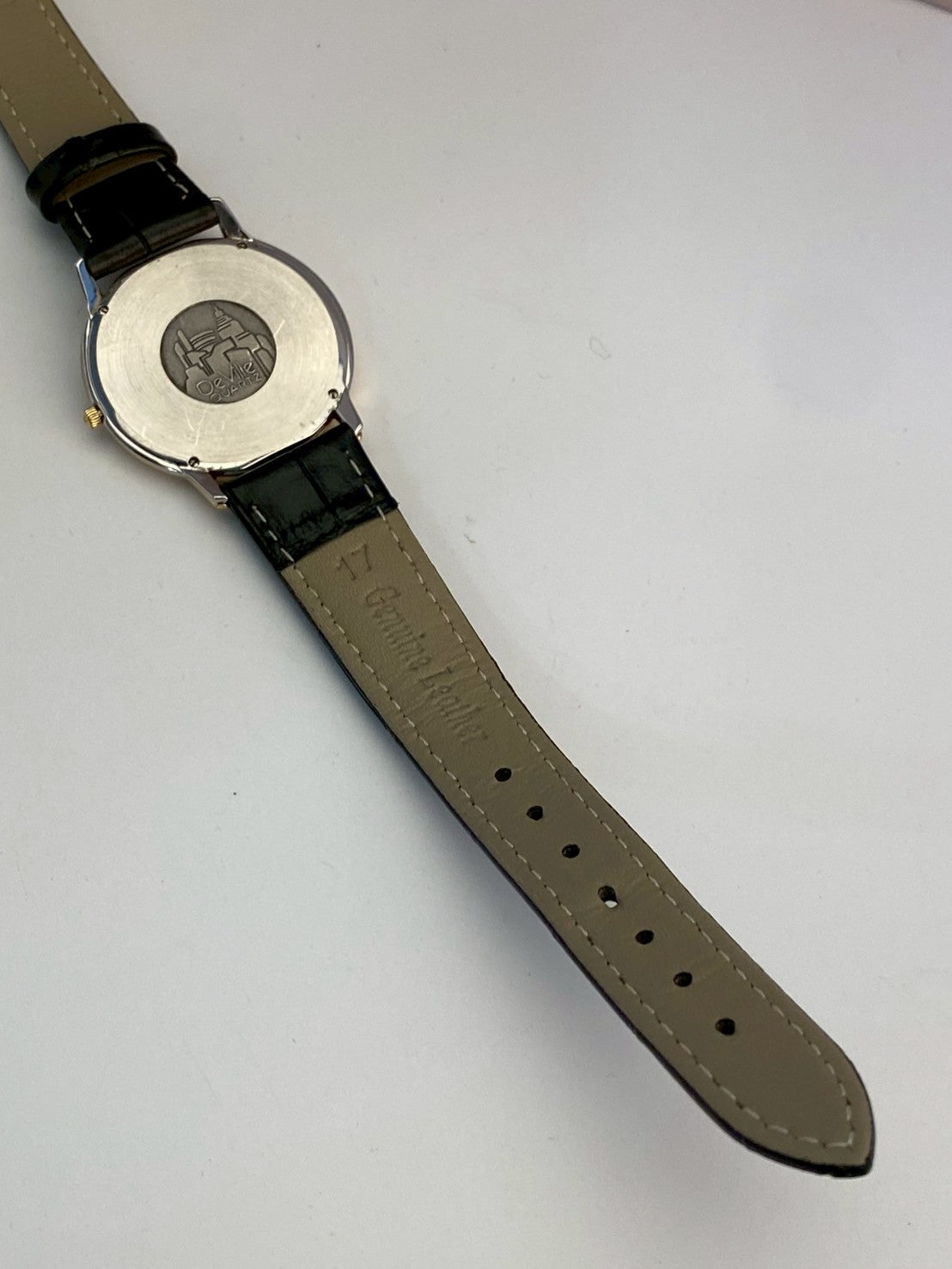 Omega deville white dial gold