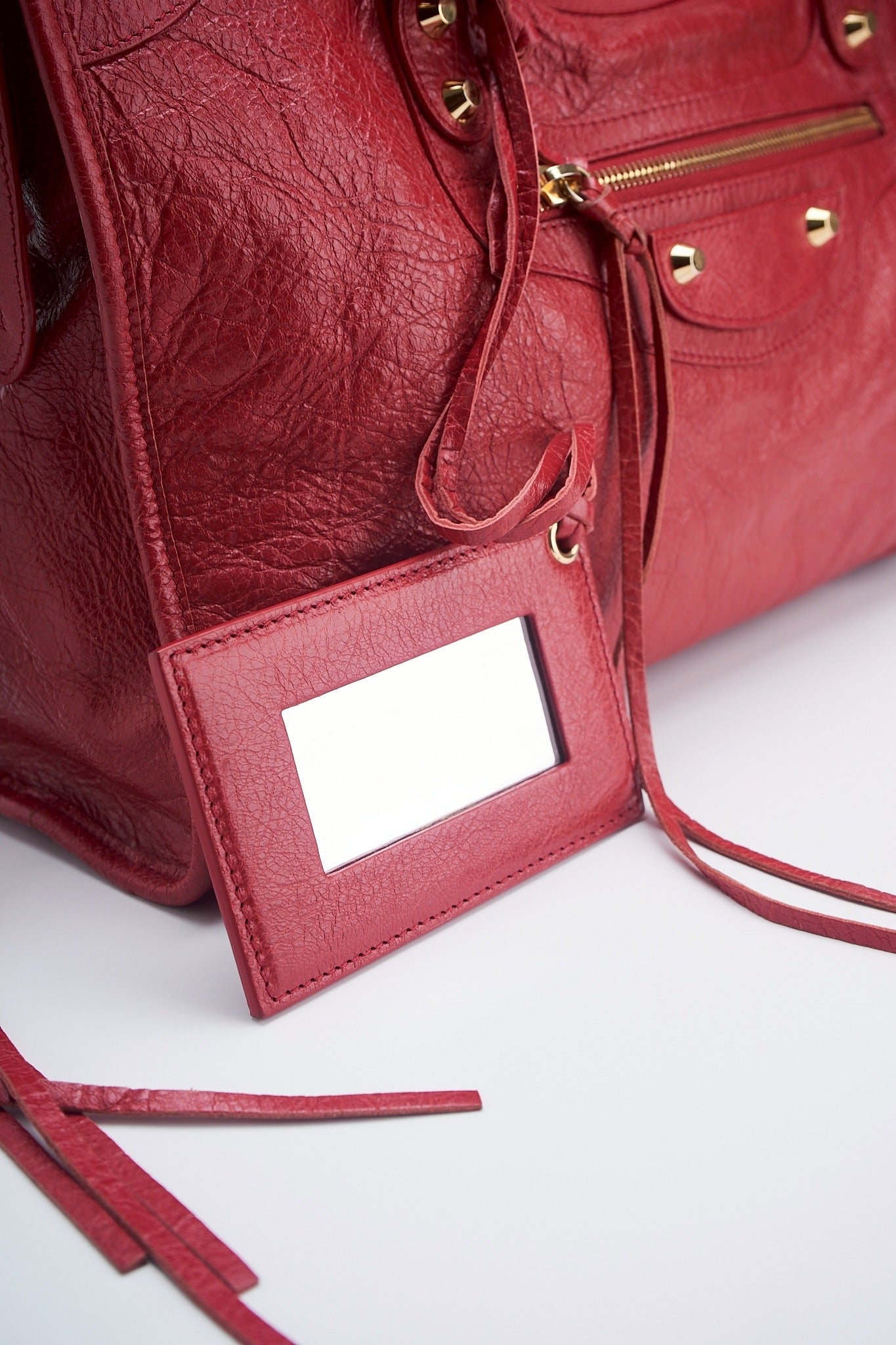 Balenciaga city red