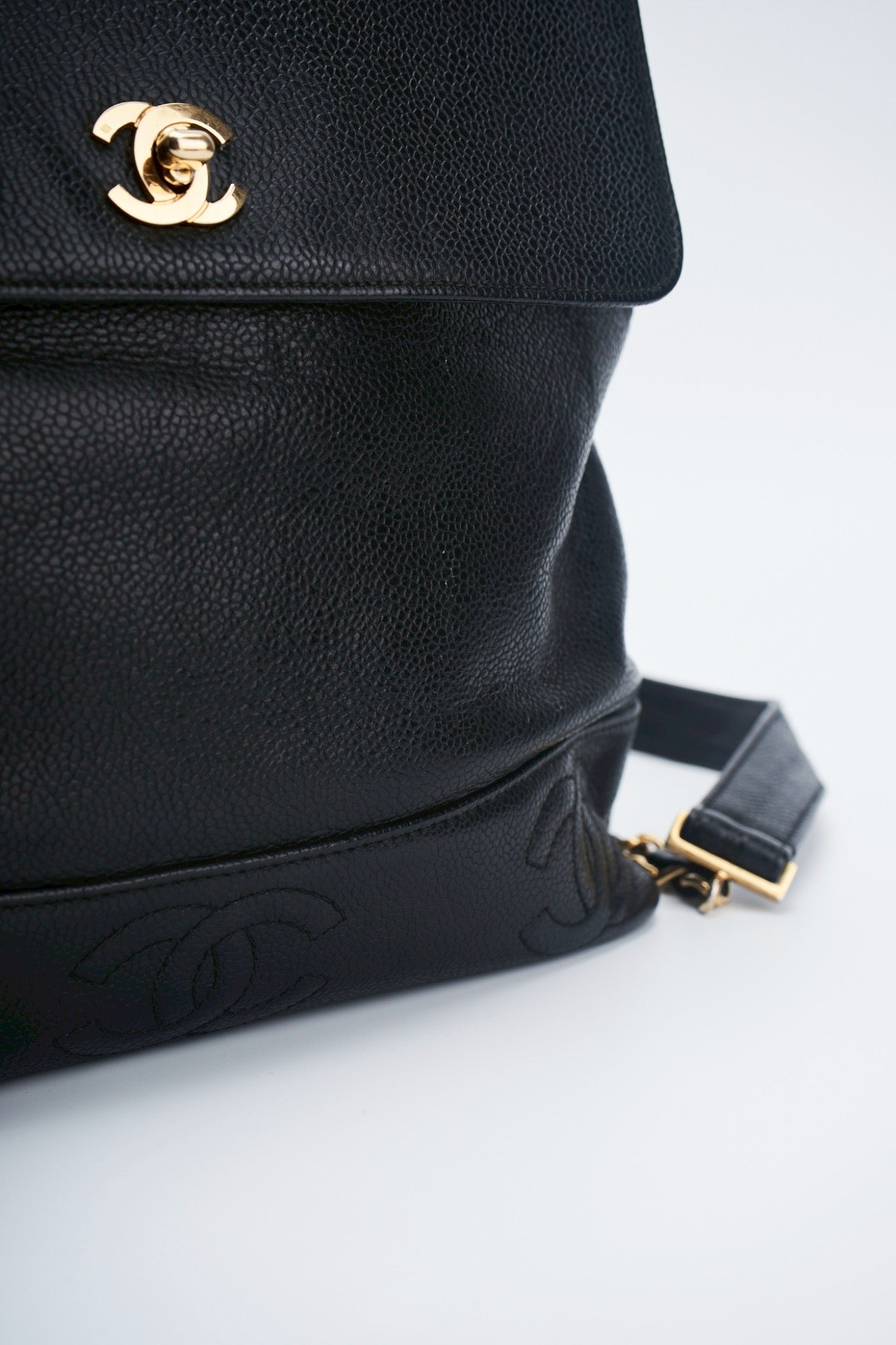 Chanel caviar backpack