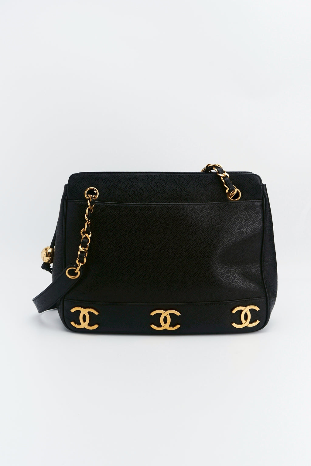 Chanel Caviar cc logo
