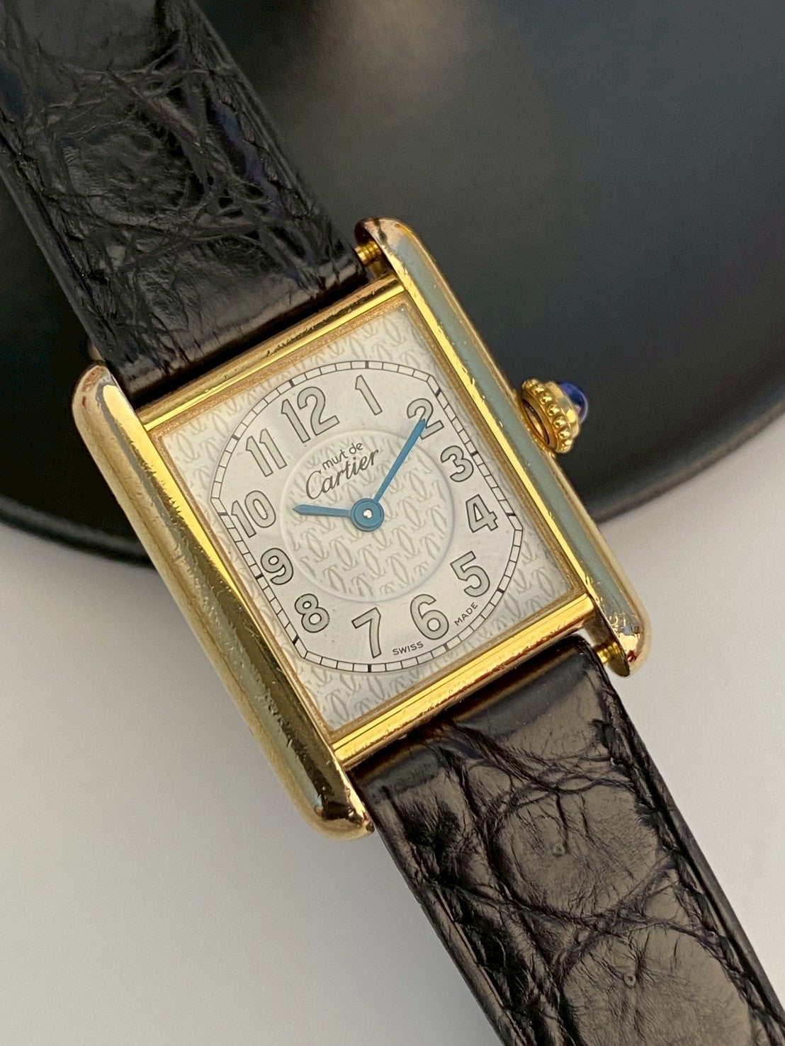 Cartier tank must de gold c.6351