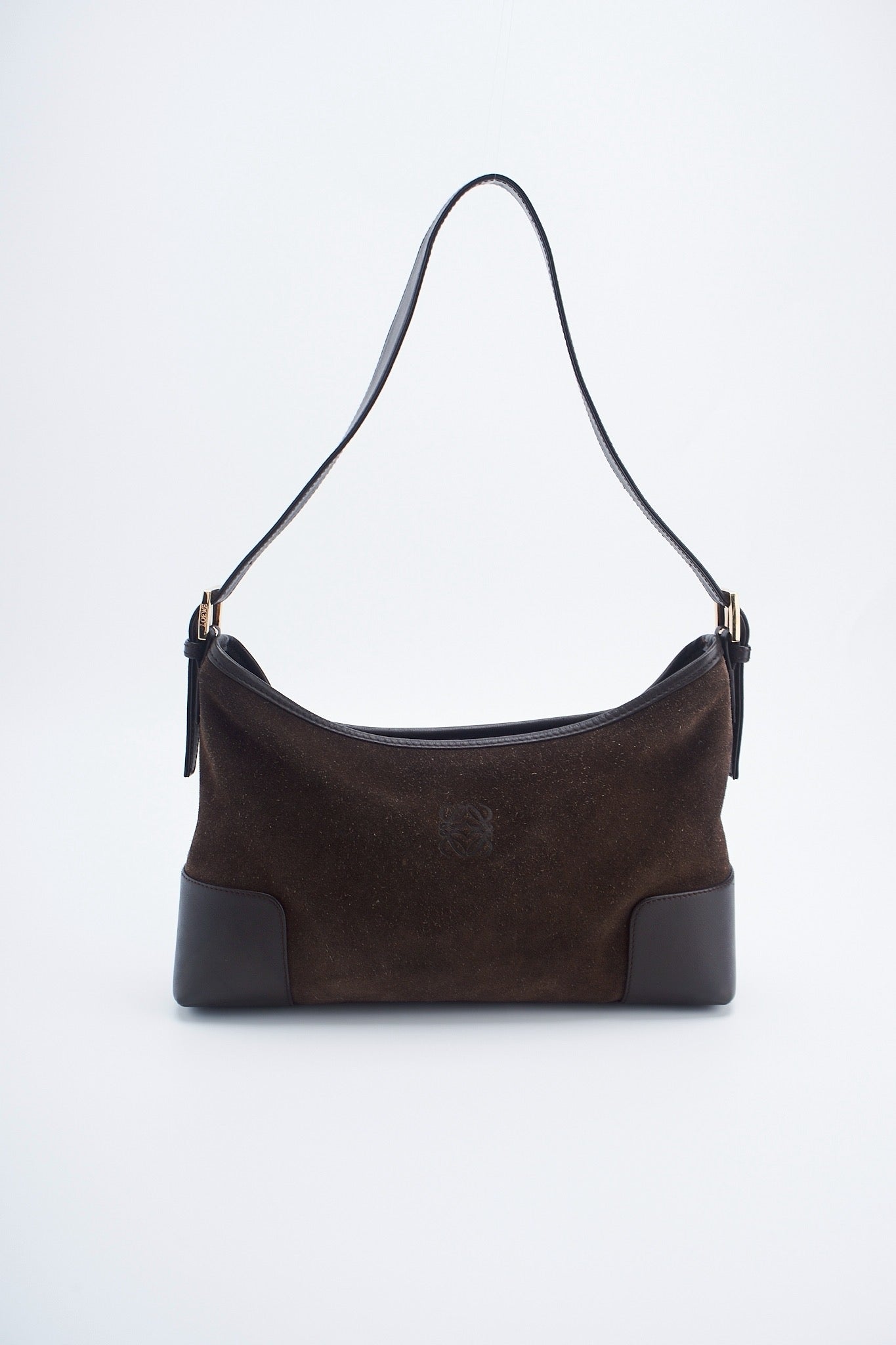 Loewe Suede Brown shoulder